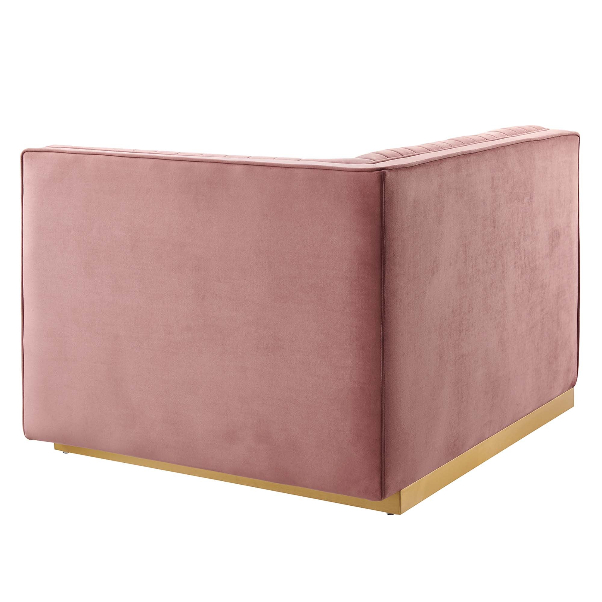 Chaise sans accoudoirs rembourrée en duvet Commix
