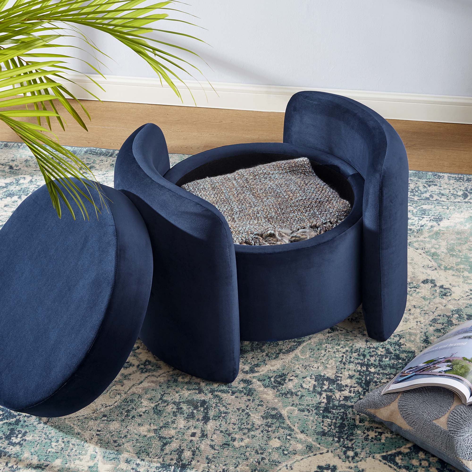 Chaise sans accoudoirs rembourrée en duvet Commix