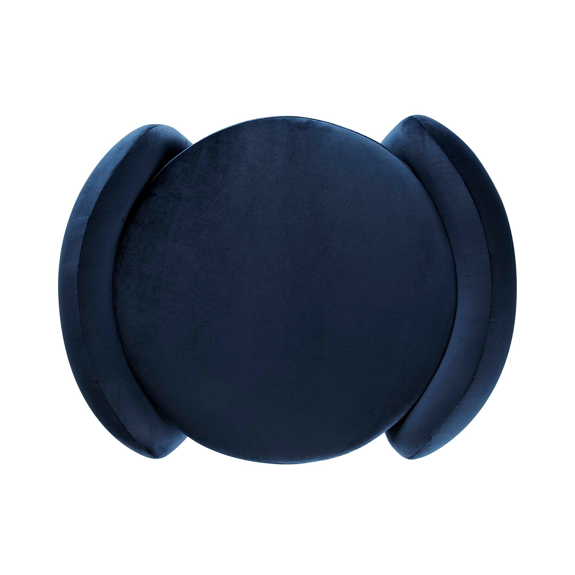 Chaise sans accoudoirs rembourrée en duvet Commix