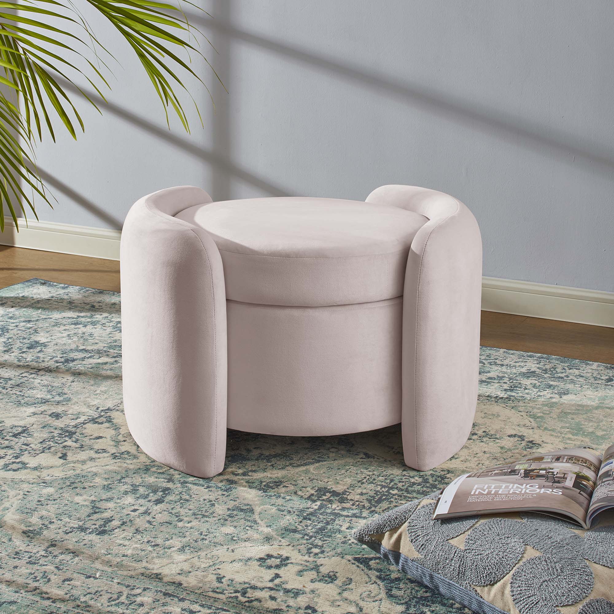 Chaise sans accoudoirs rembourrée en duvet Commix