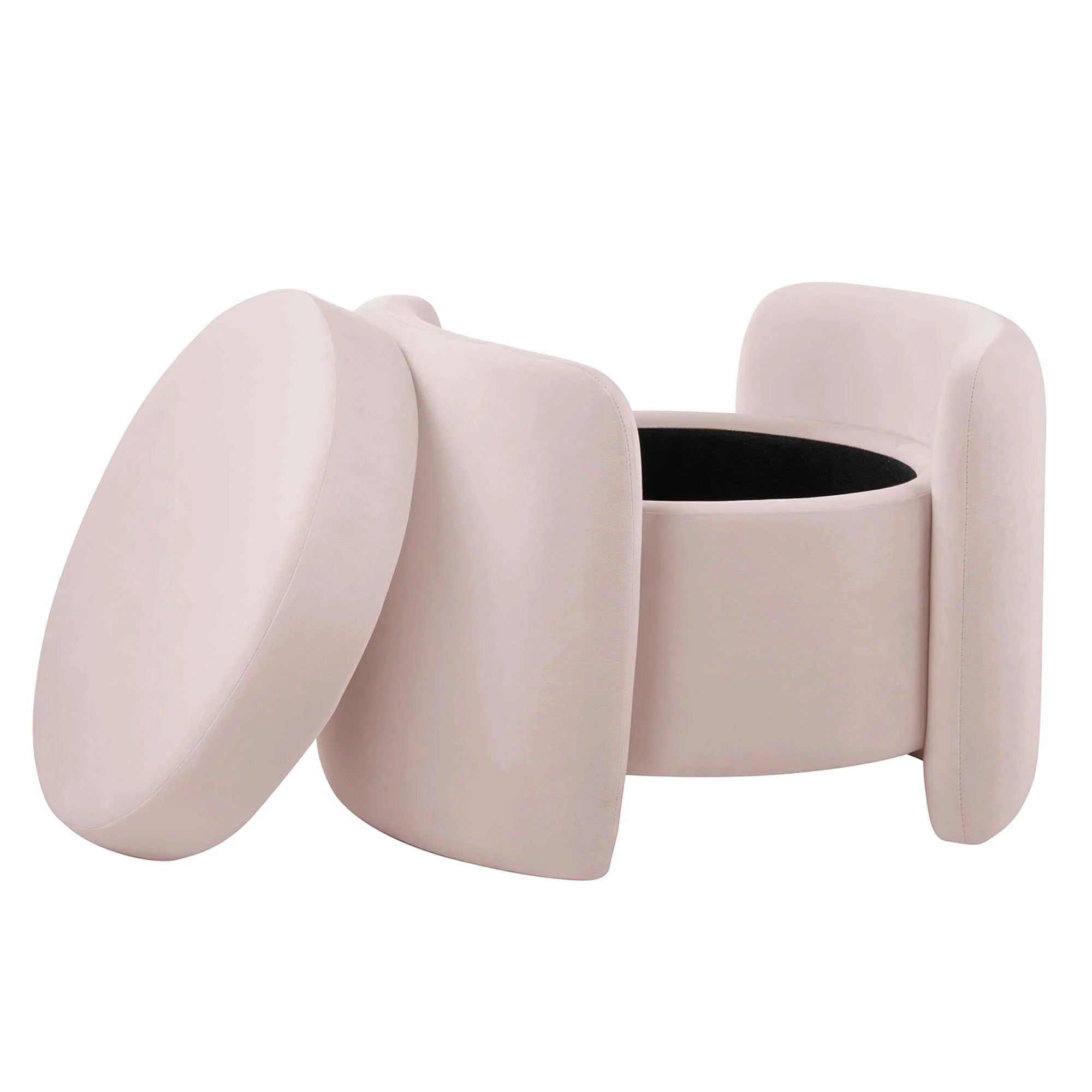 Chaise sans accoudoirs rembourrée en duvet Commix
