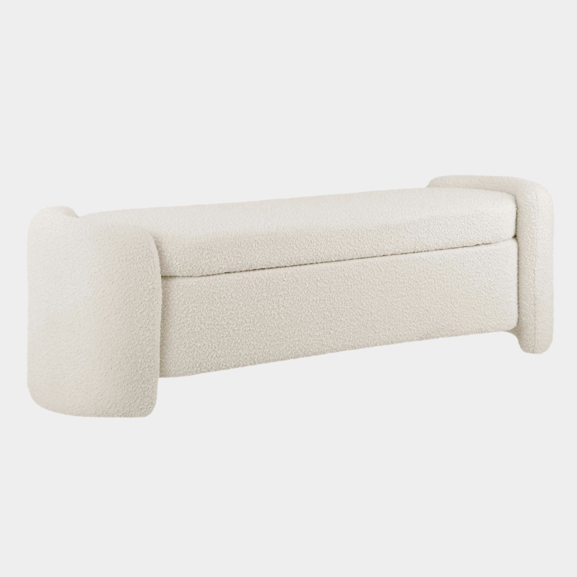 Chaise sans accoudoirs rembourrée en duvet Commix