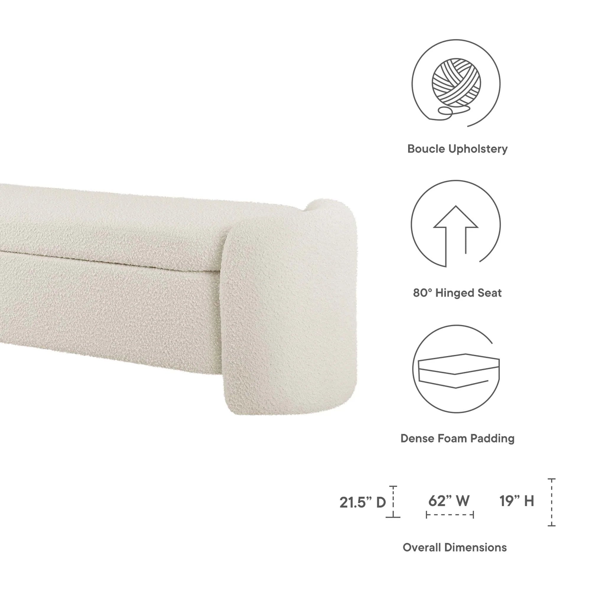 Chaise sans accoudoirs rembourrée en duvet Commix
