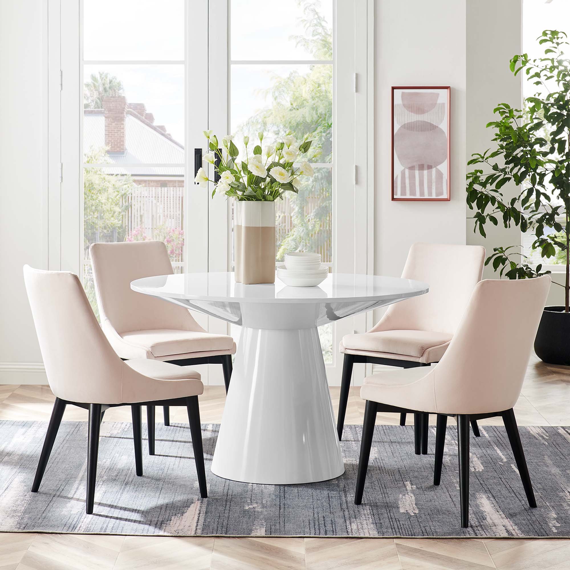 Table à manger ronde Provision de 47 po