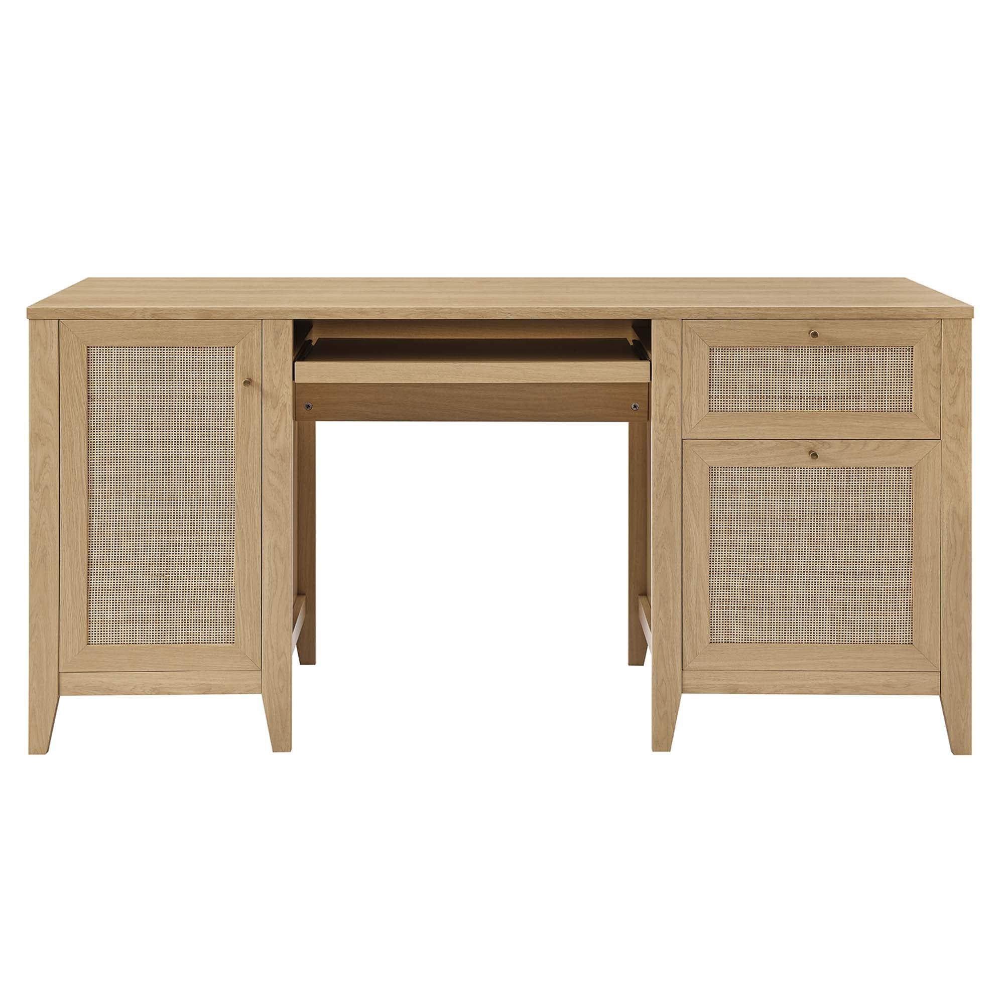 Soma 63" Office Desk in Oak