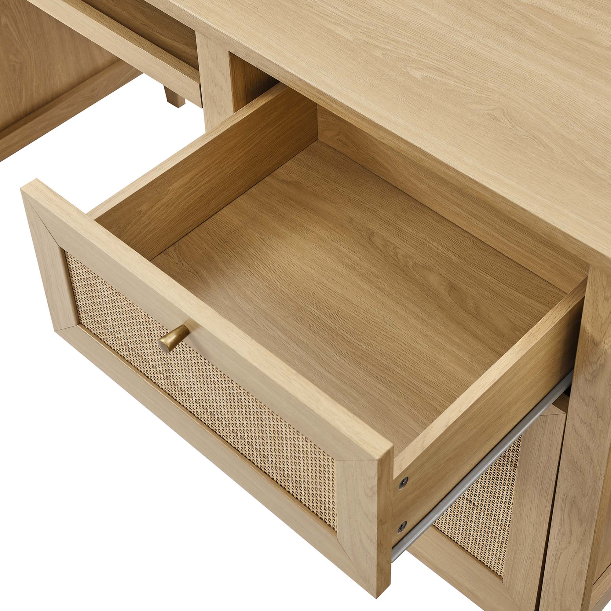 Soma 63" Office Desk in Oak