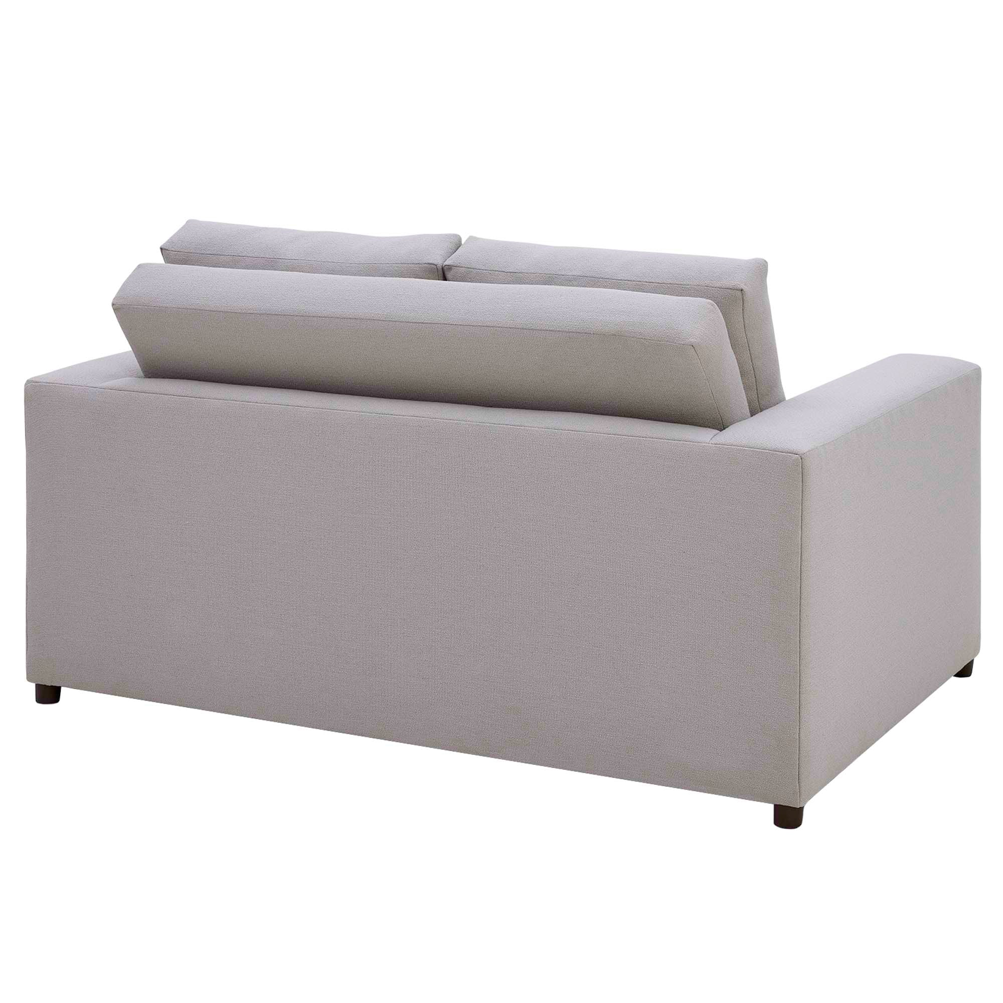 Avendale Linen Blend Loveseat in Flint Gray Linen Blend