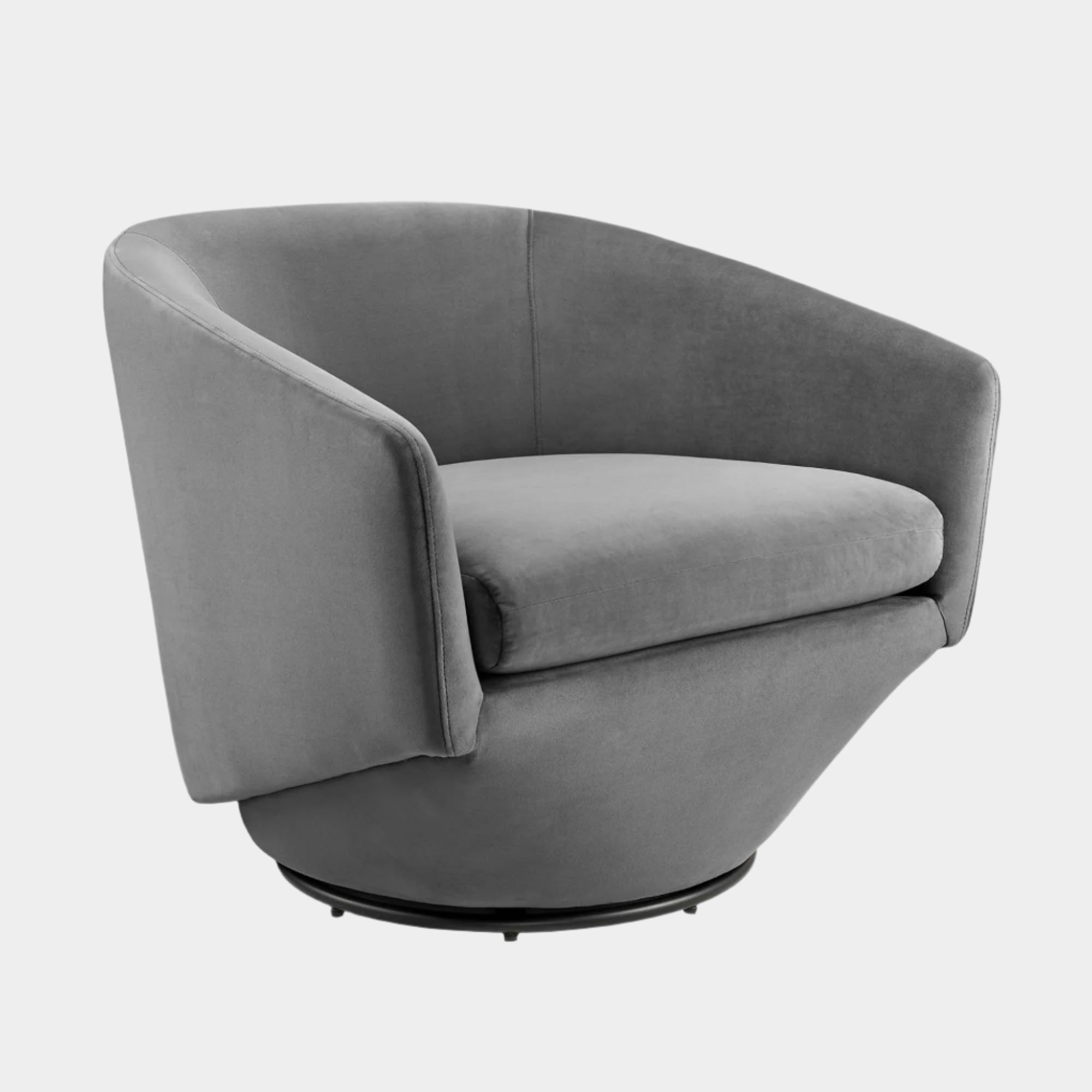 Series Performance Velvet Fabric Swivel Chair