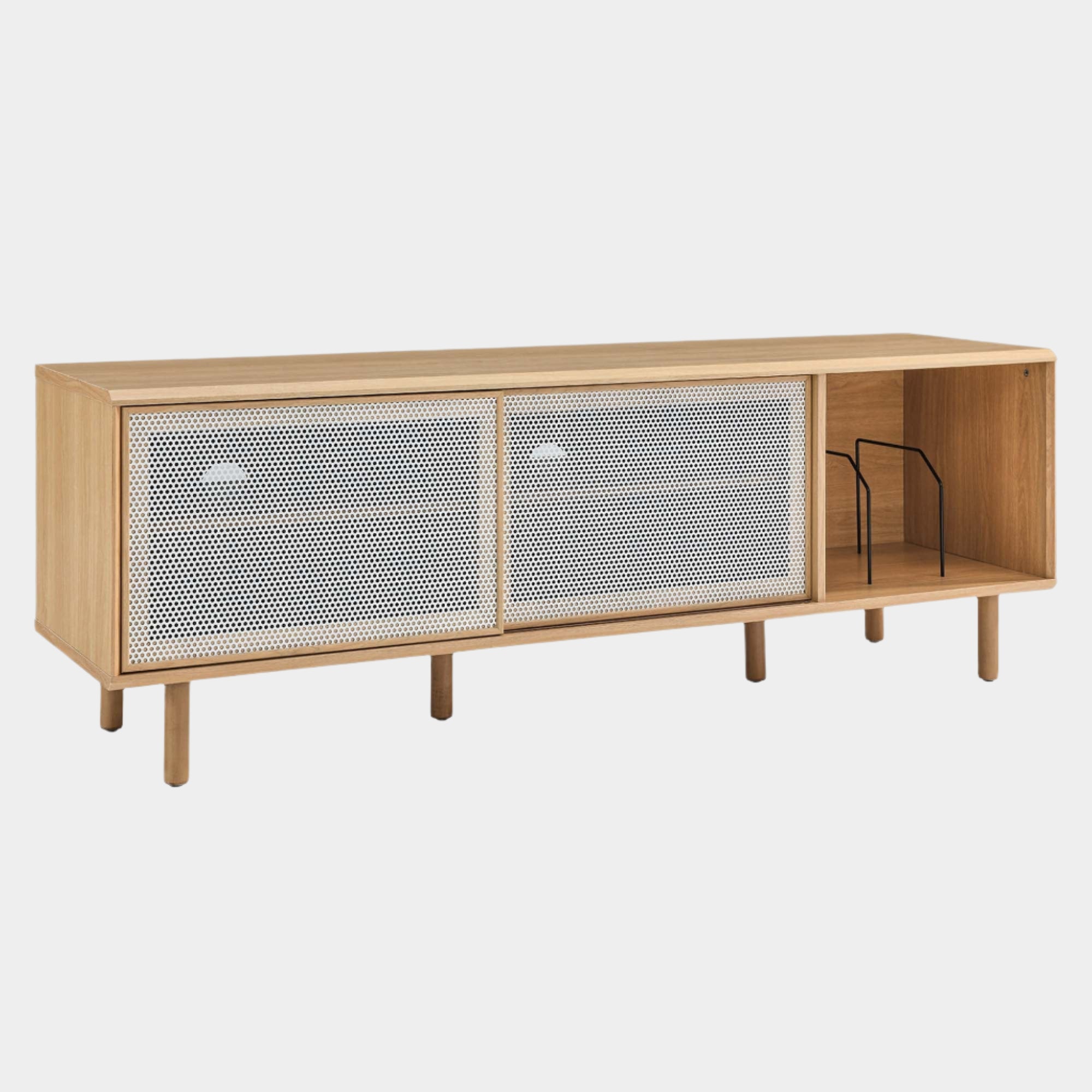 Kurtis 67" TV and Vinyl Record Stand