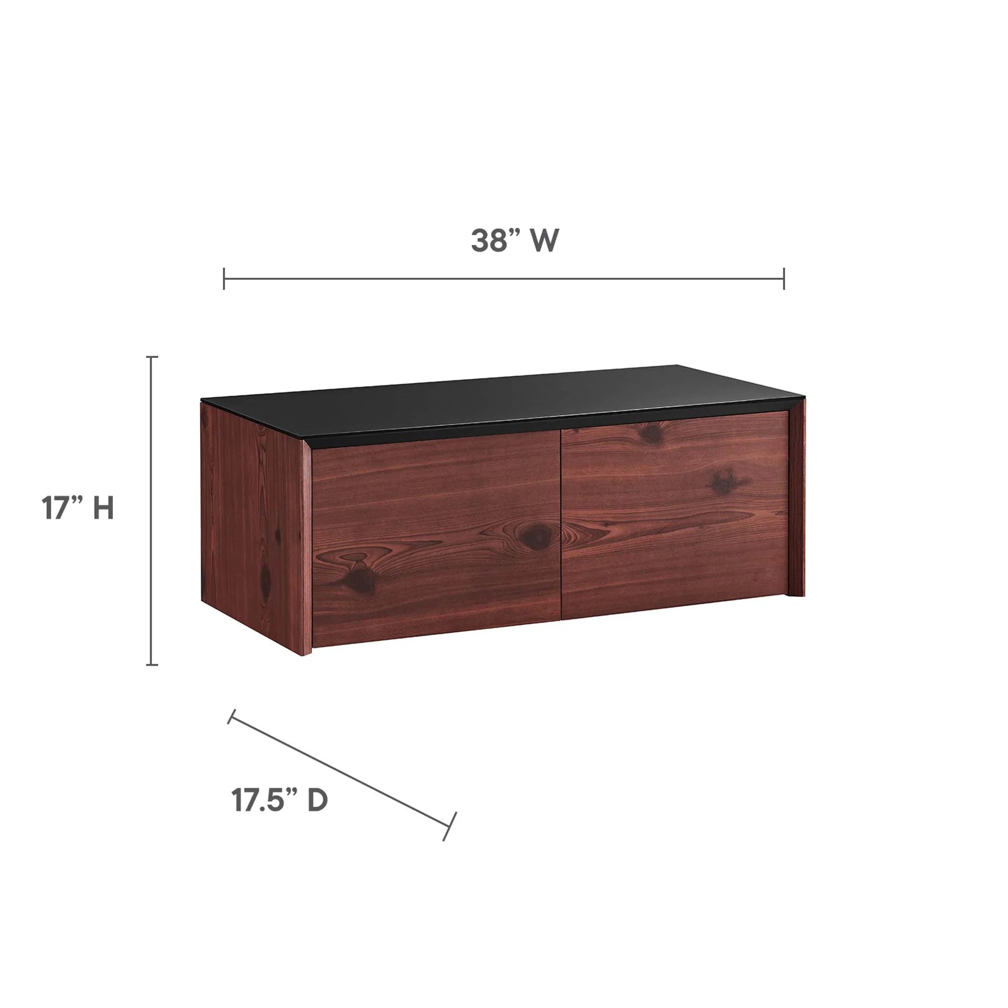 Kinetic Wall-Mount Office Desk With Cabinet and Shelf