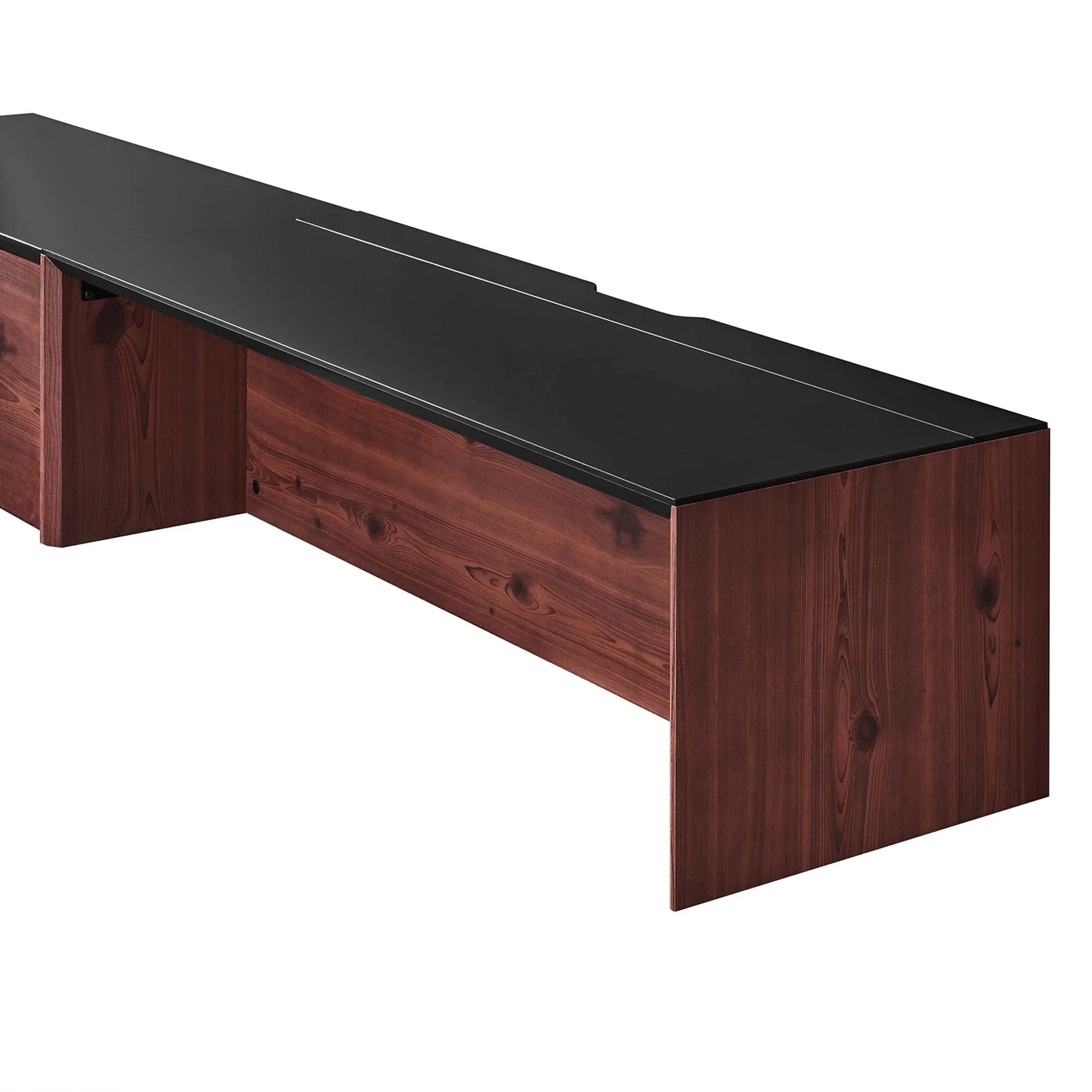 Kinetic Wall-Mount Office Desk With Cabinet and Shelf