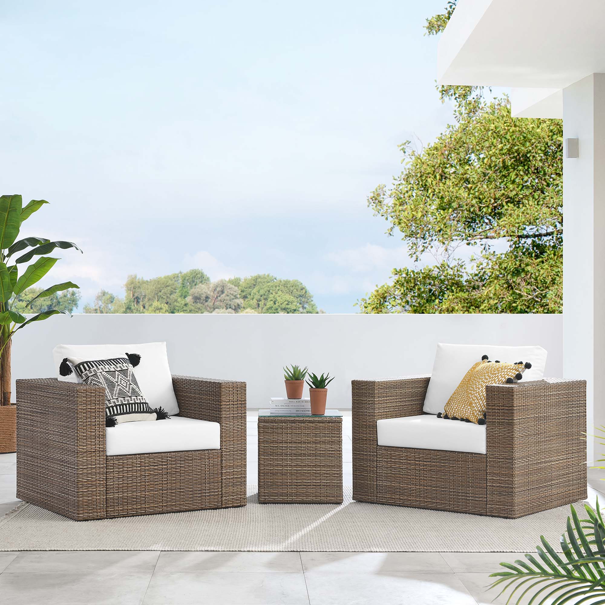 Convene 3-Piece Outdoor Patio Furniture Set