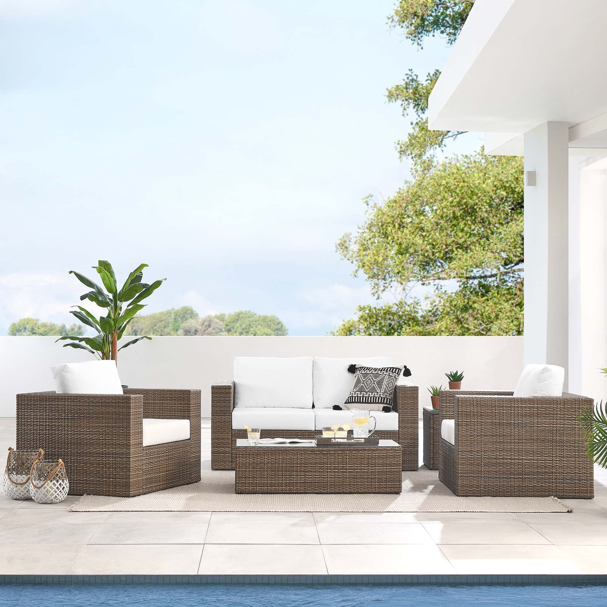 Convene 4-Piece Outdoor Patio Furniture Set