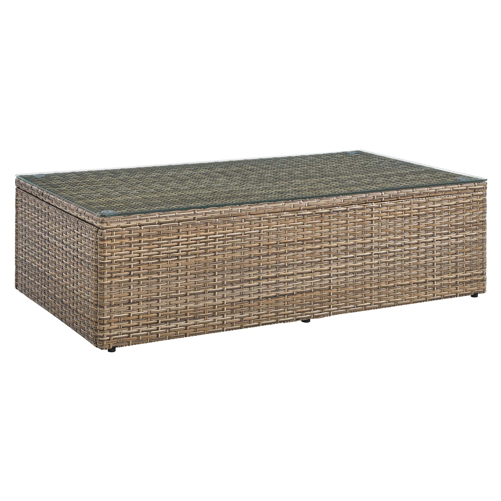 Convene 5-Piece Outdoor Patio Furniture Set in Cappuccino White
