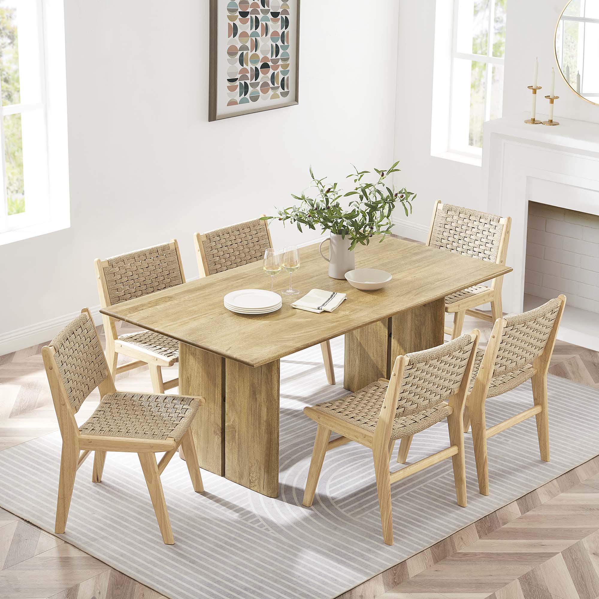 Amistad 72" Dining Table in Walnut