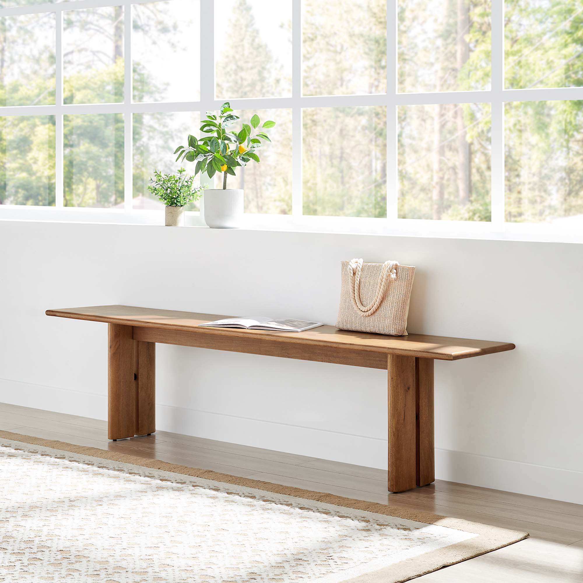 Amistad Wood Bench