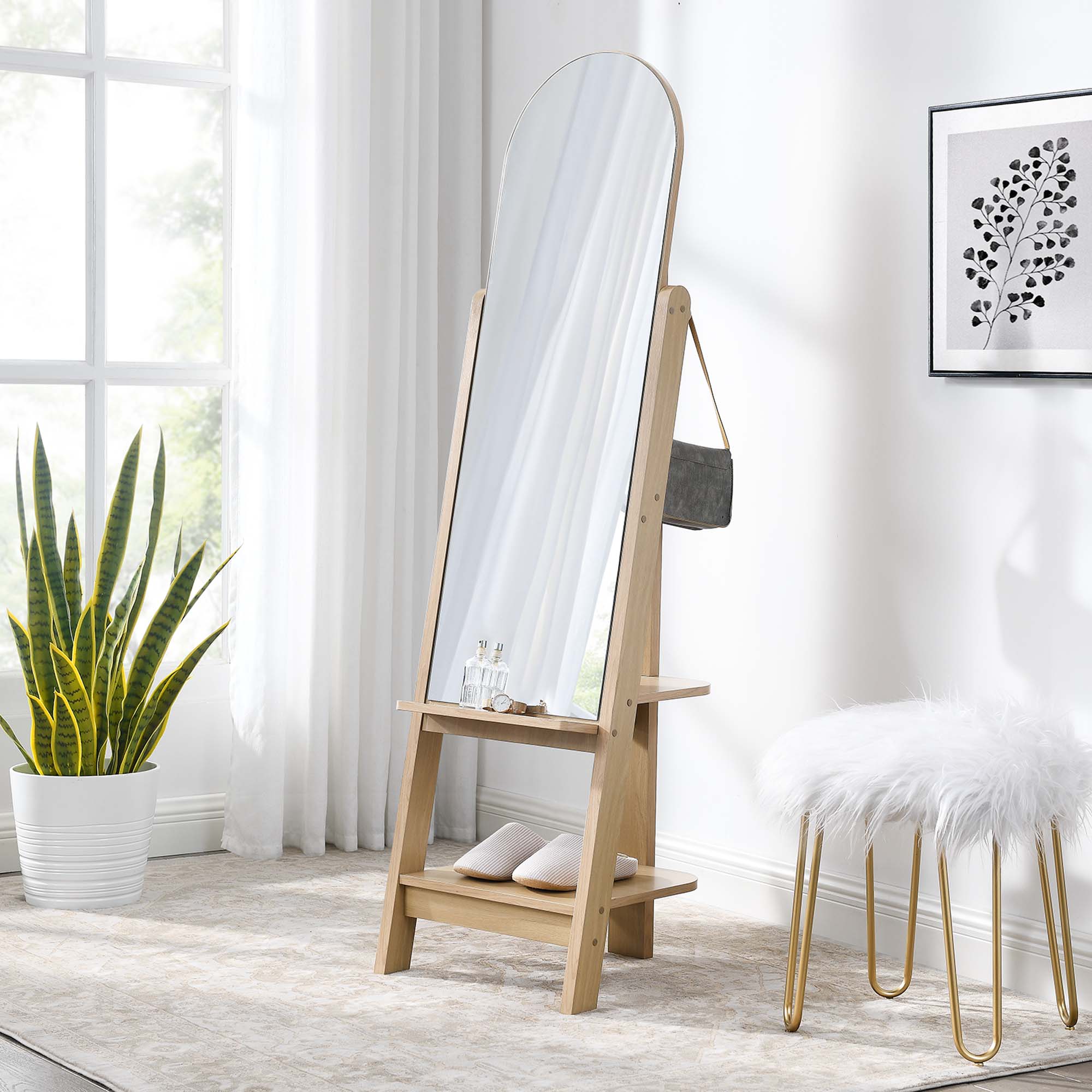 Miroir sur pied Ascend