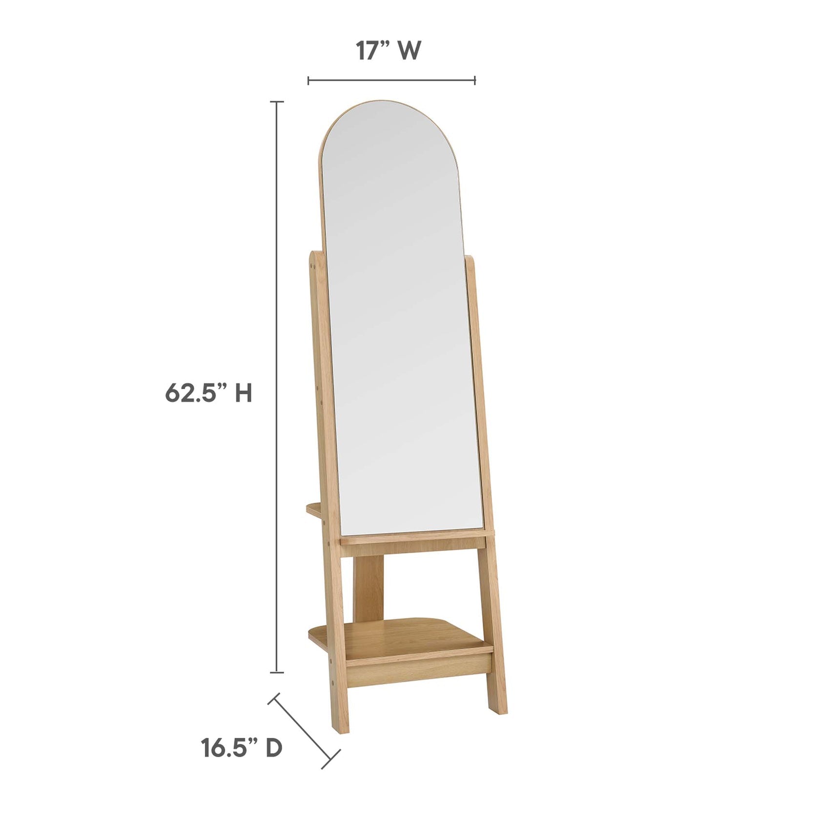 Miroir sur pied Ascend