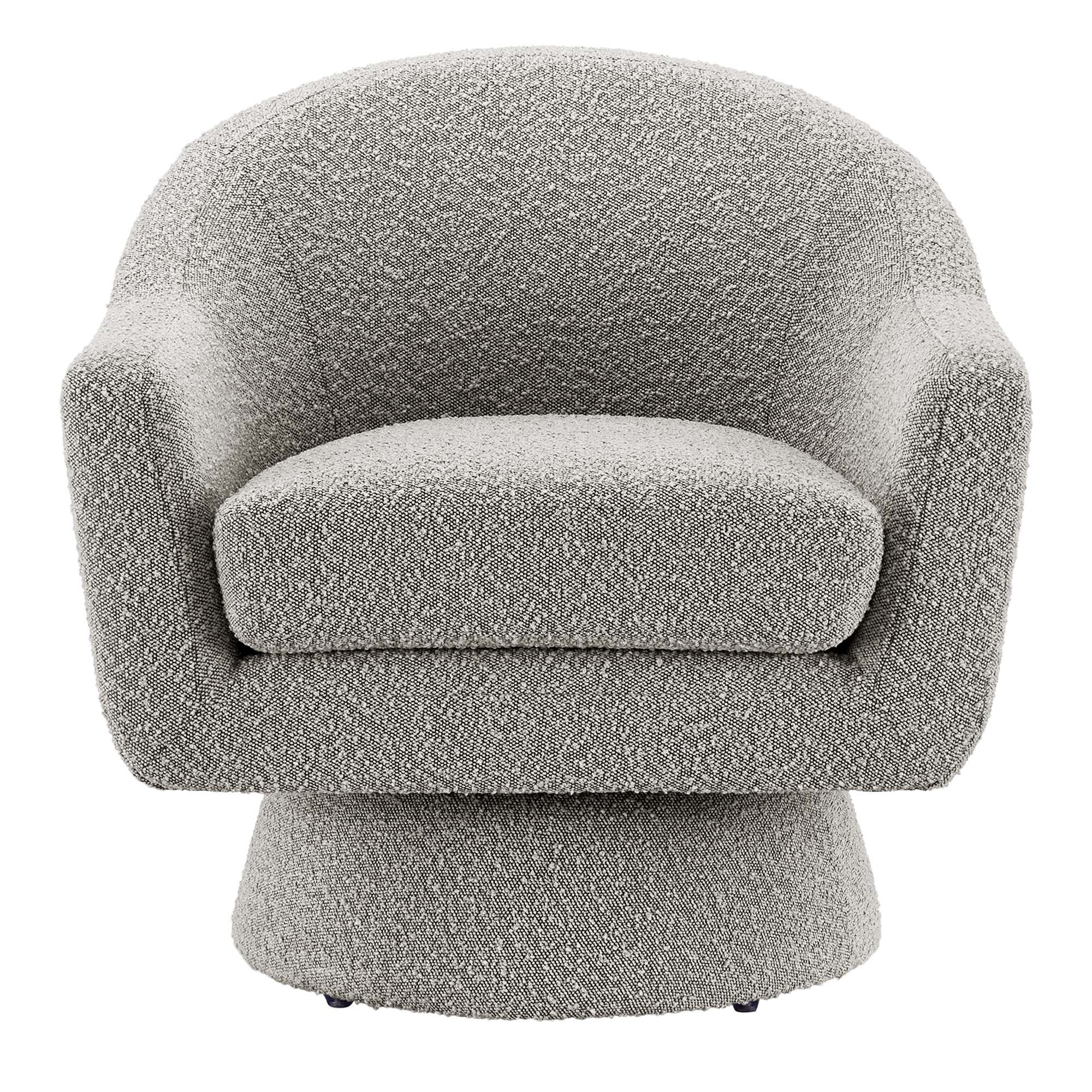Chaise pivotante en tissu Astral Boucle