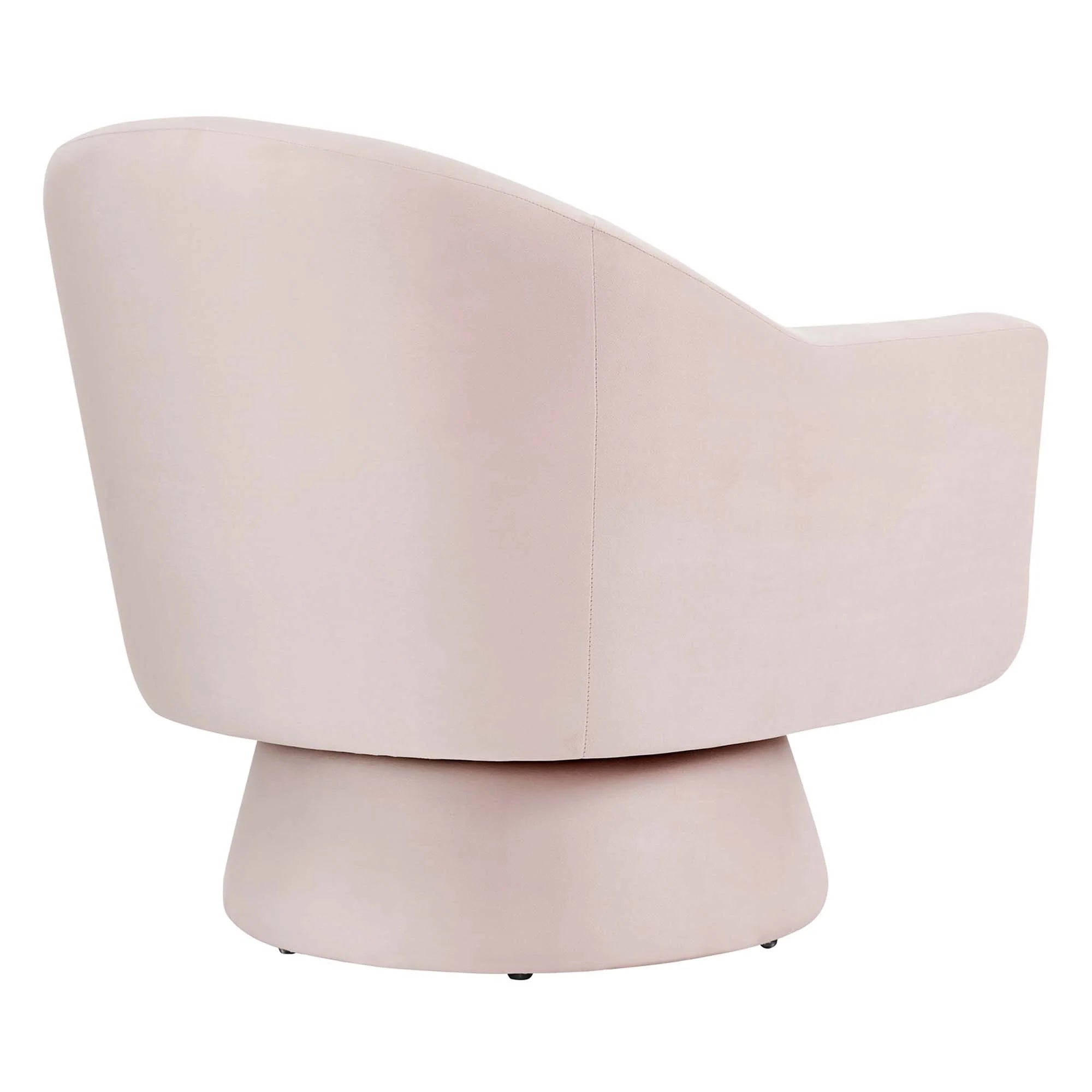Chaise pivotante en tissu velours et bois Astral Performance