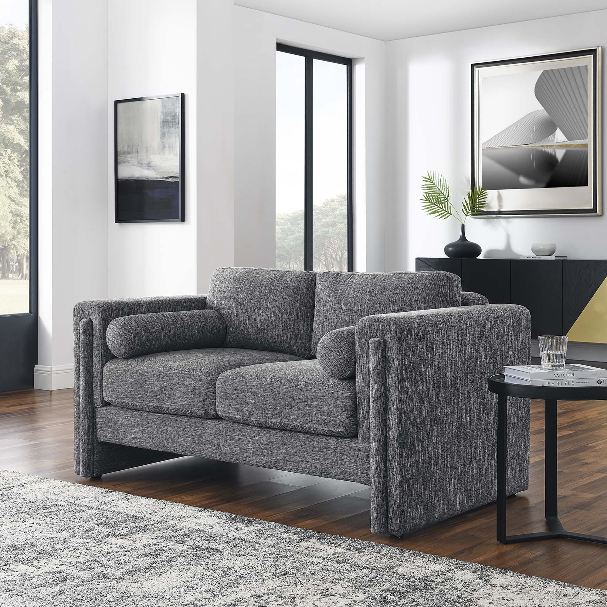 Visible Fabric Loveseat