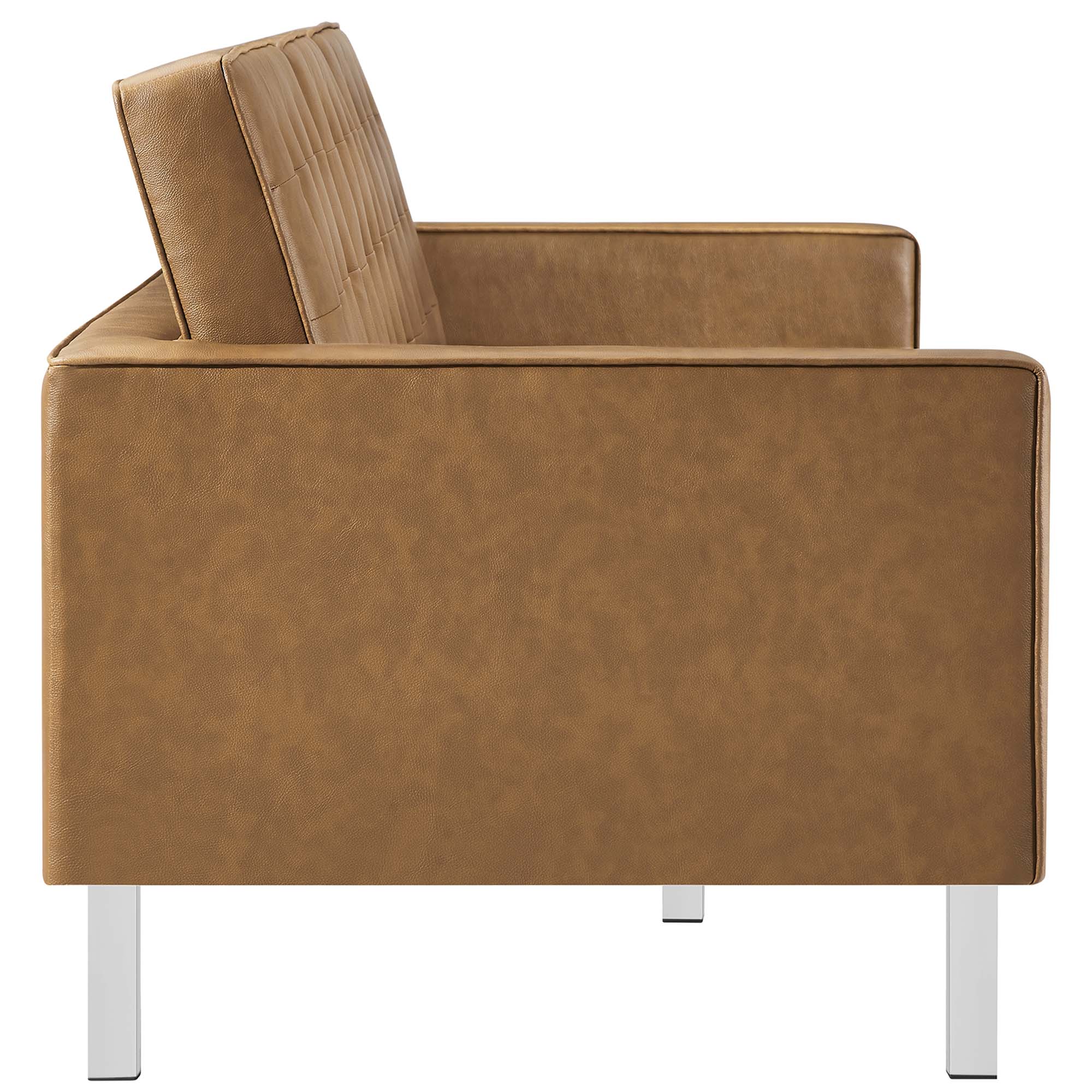 Chaise sans accoudoirs rembourrée en duvet Commix