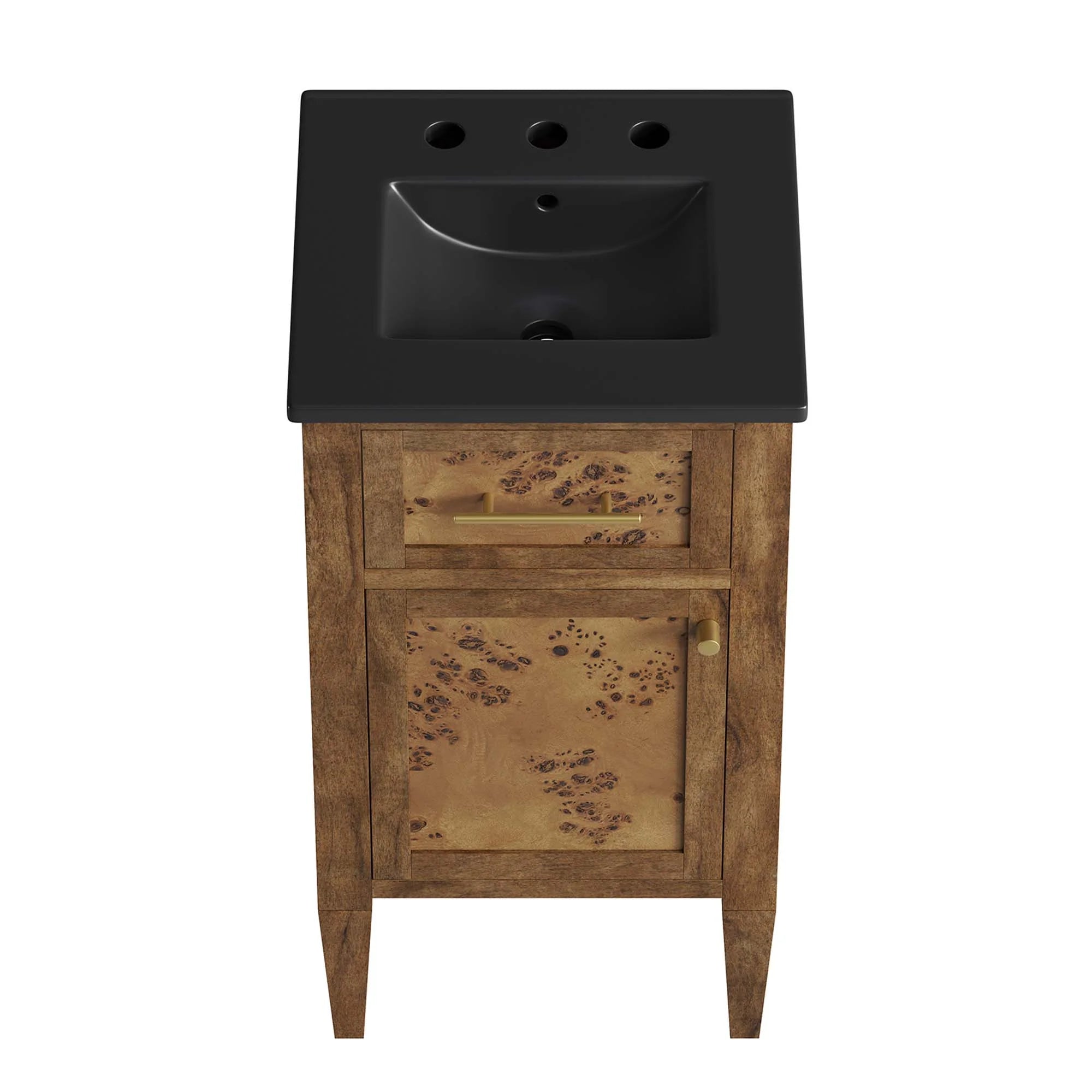 Meuble-lavabo de salle de bain en bois Elysian inclus