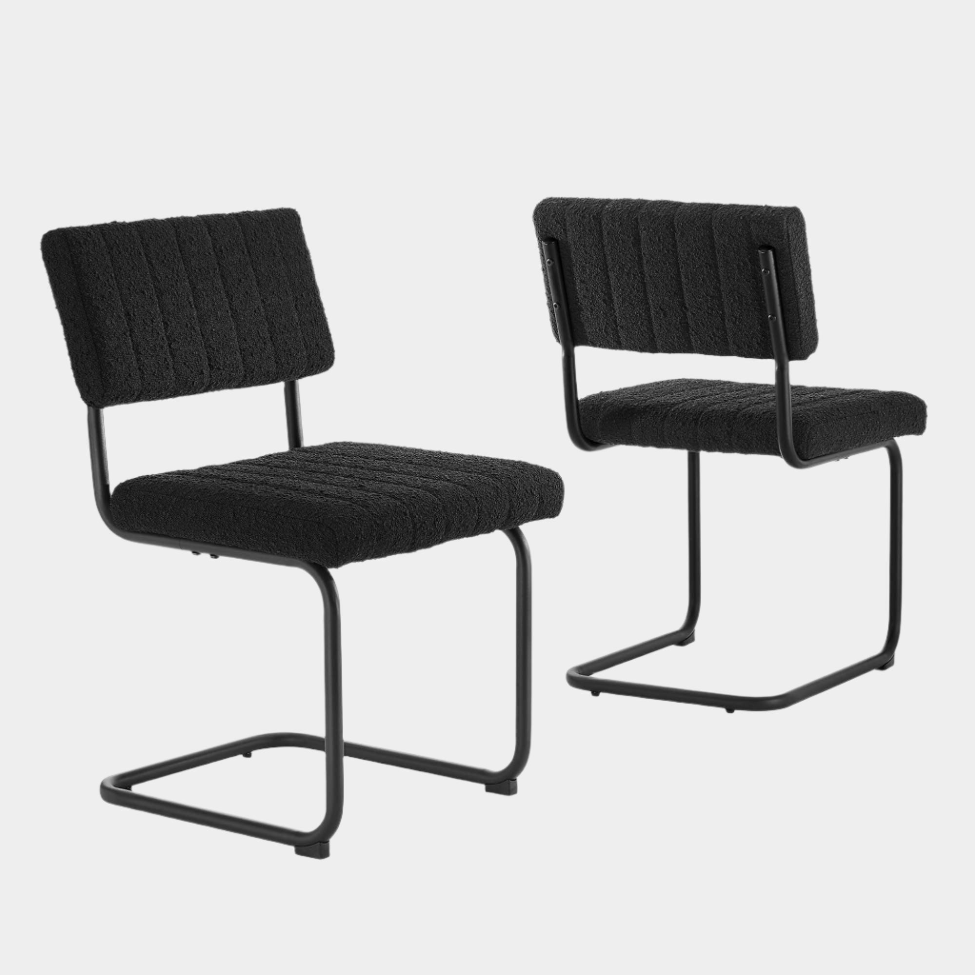 Parity Boucle Dining Side Chairs - Set of 2
