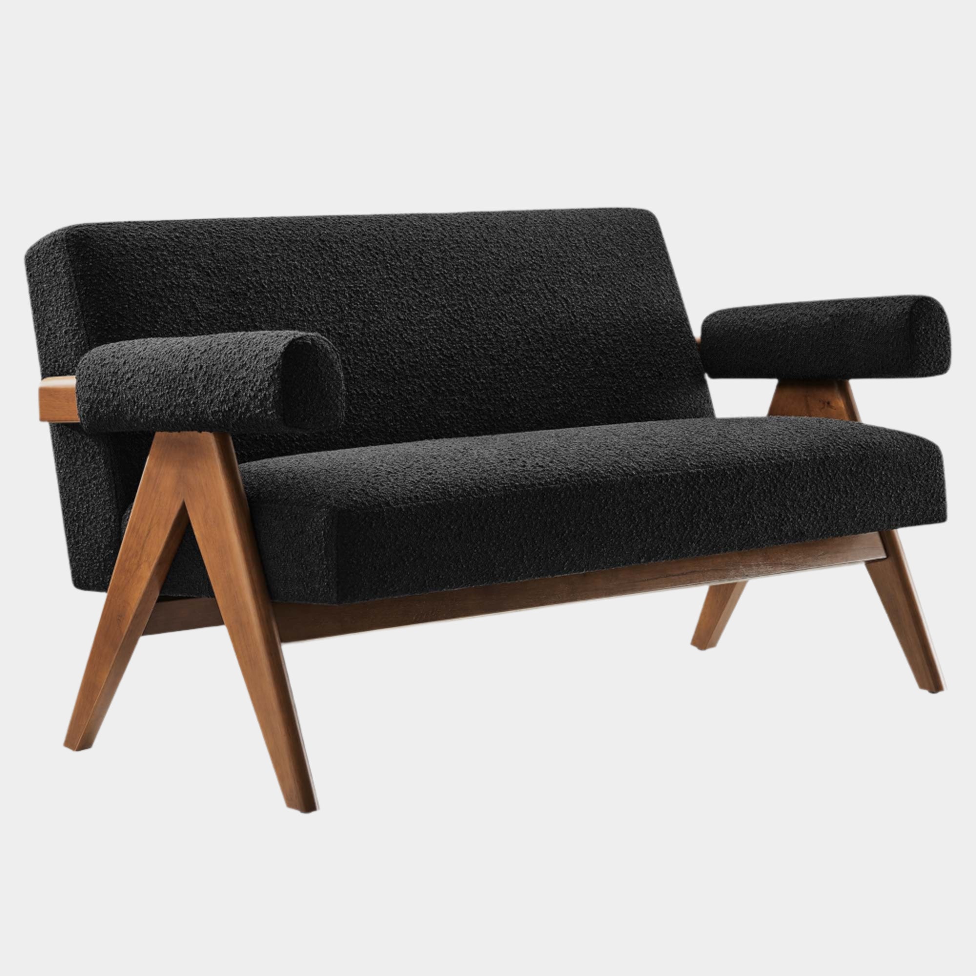 Chaise sans accoudoirs rembourrée en duvet Commix