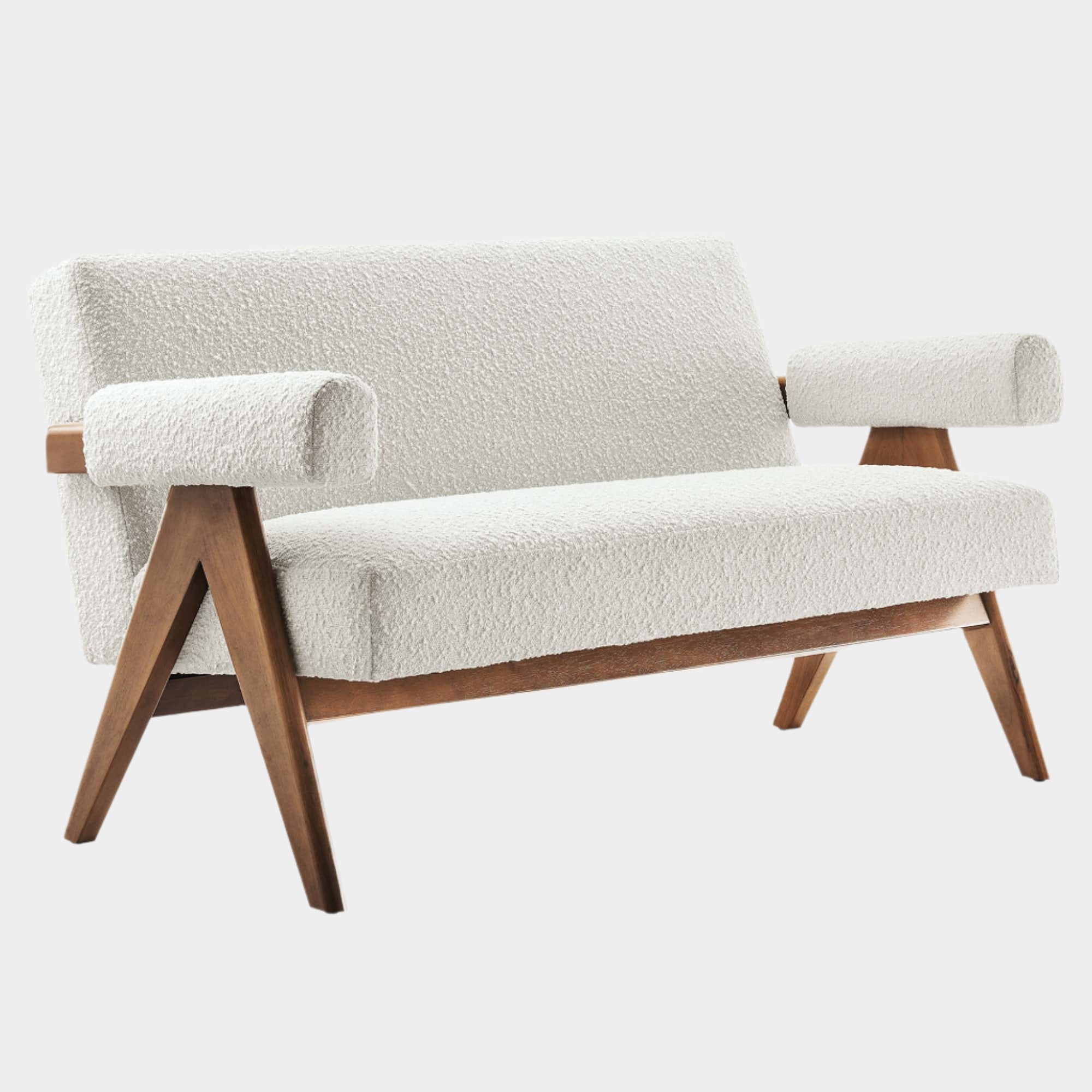 Chaise sans accoudoirs rembourrée en duvet Commix