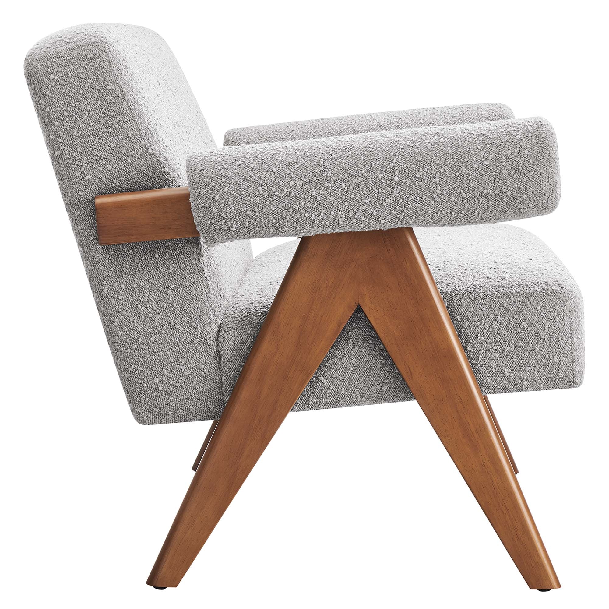 Chaise sans accoudoirs rembourrée en duvet Commix