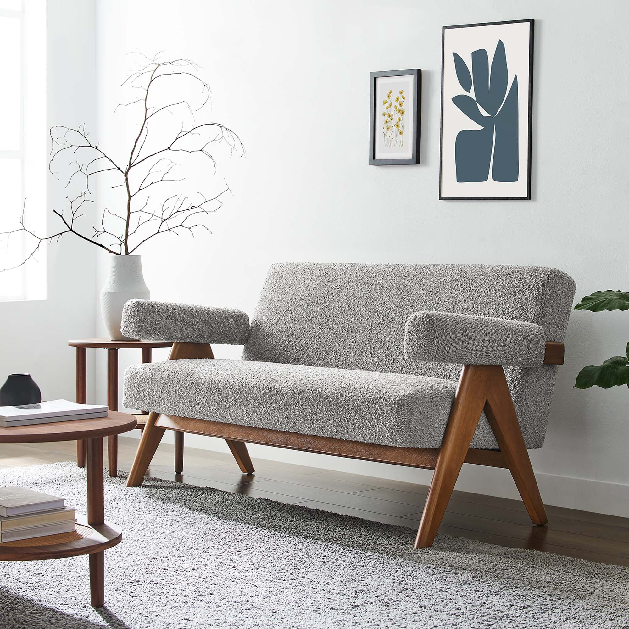Chaise sans accoudoirs rembourrée en duvet Commix