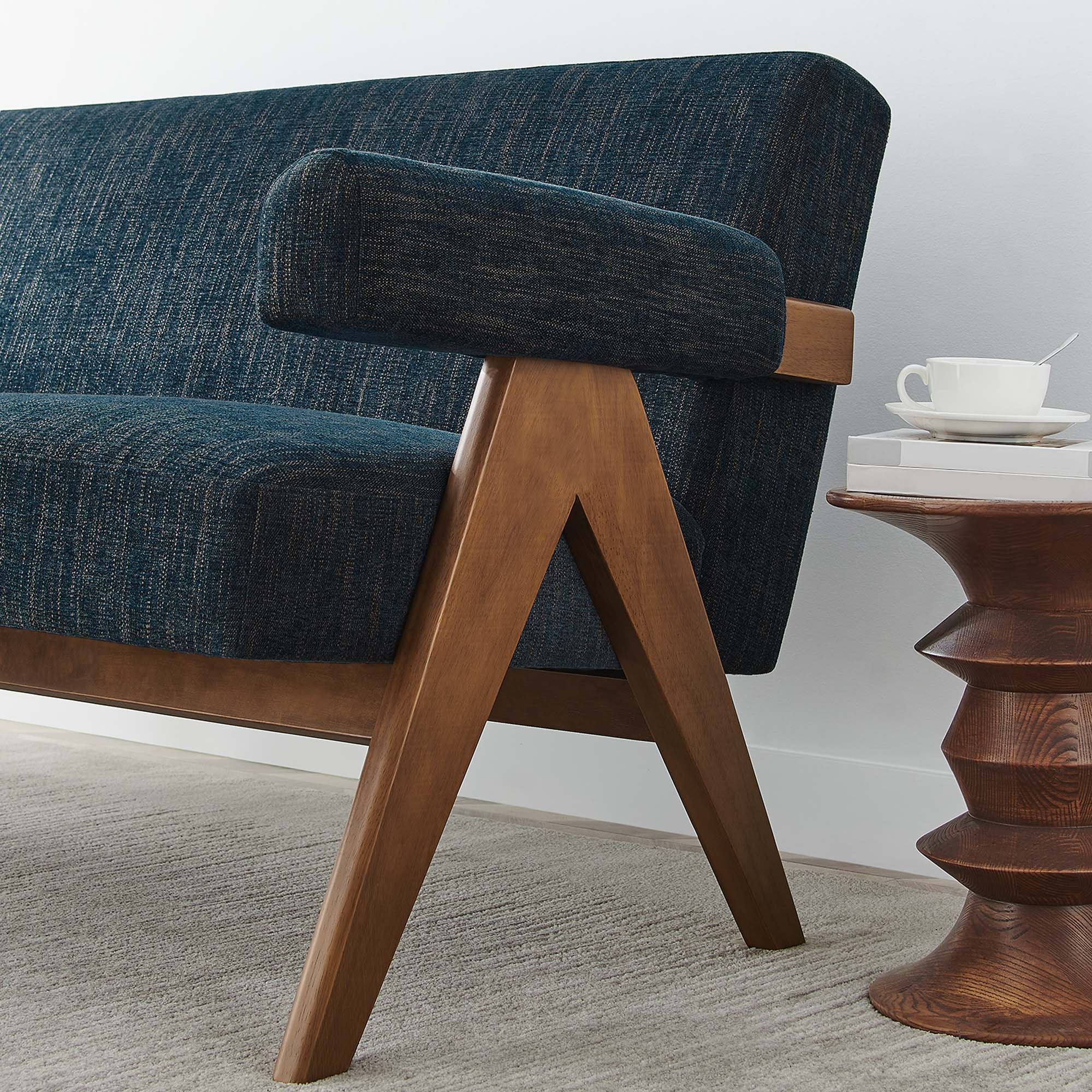 Chaise sans accoudoirs rembourrée en duvet Commix