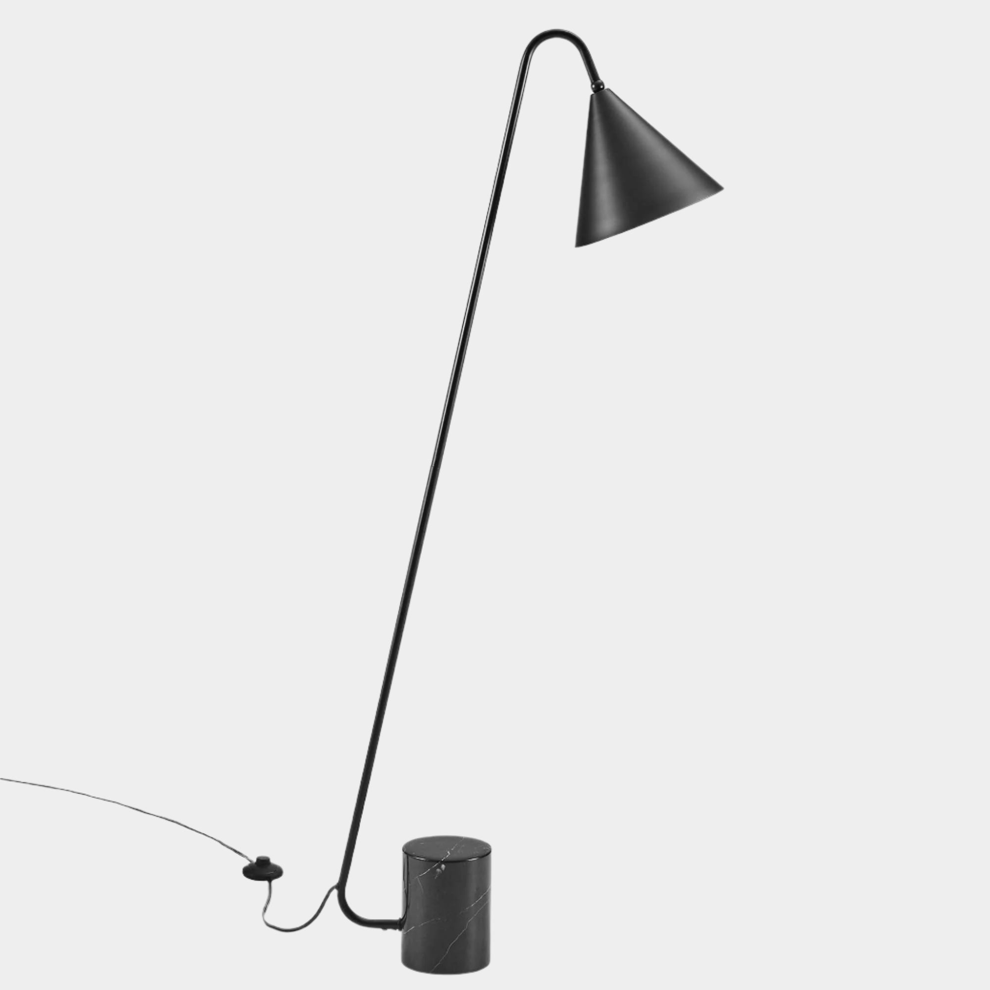 Ayla Marble Base Floor Lamp