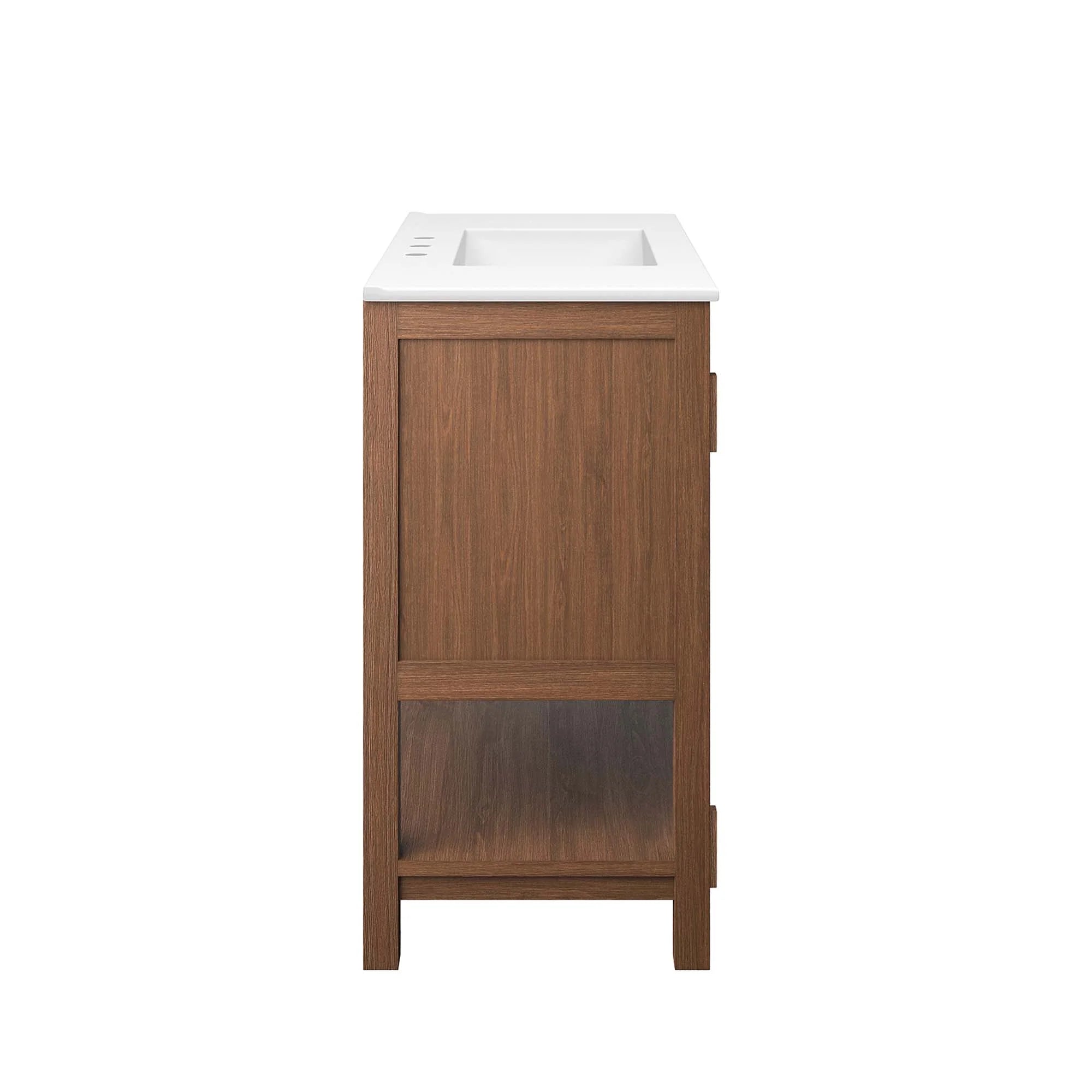 Meuble-lavabo de salle de bain en bois Ashlyn inclus
