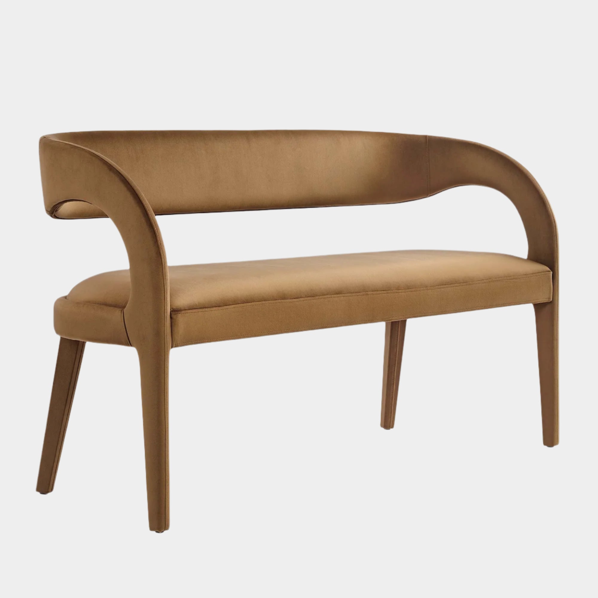 Chaise sans accoudoirs rembourrée en duvet Commix