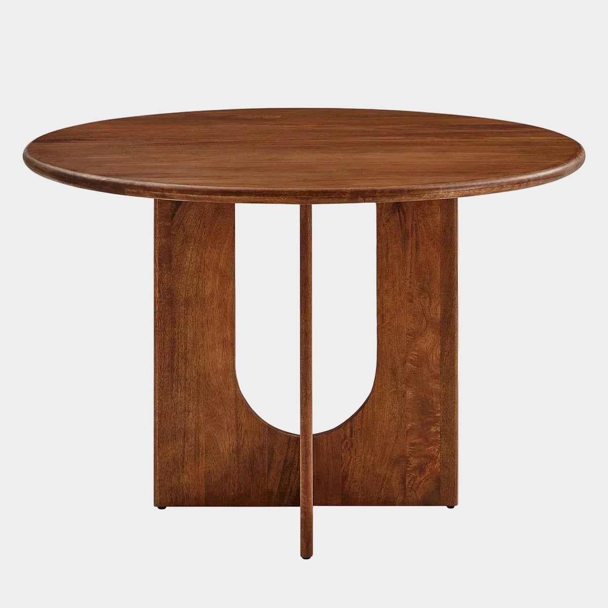 Rivian Round 48" Wood Dining Table in Walnut