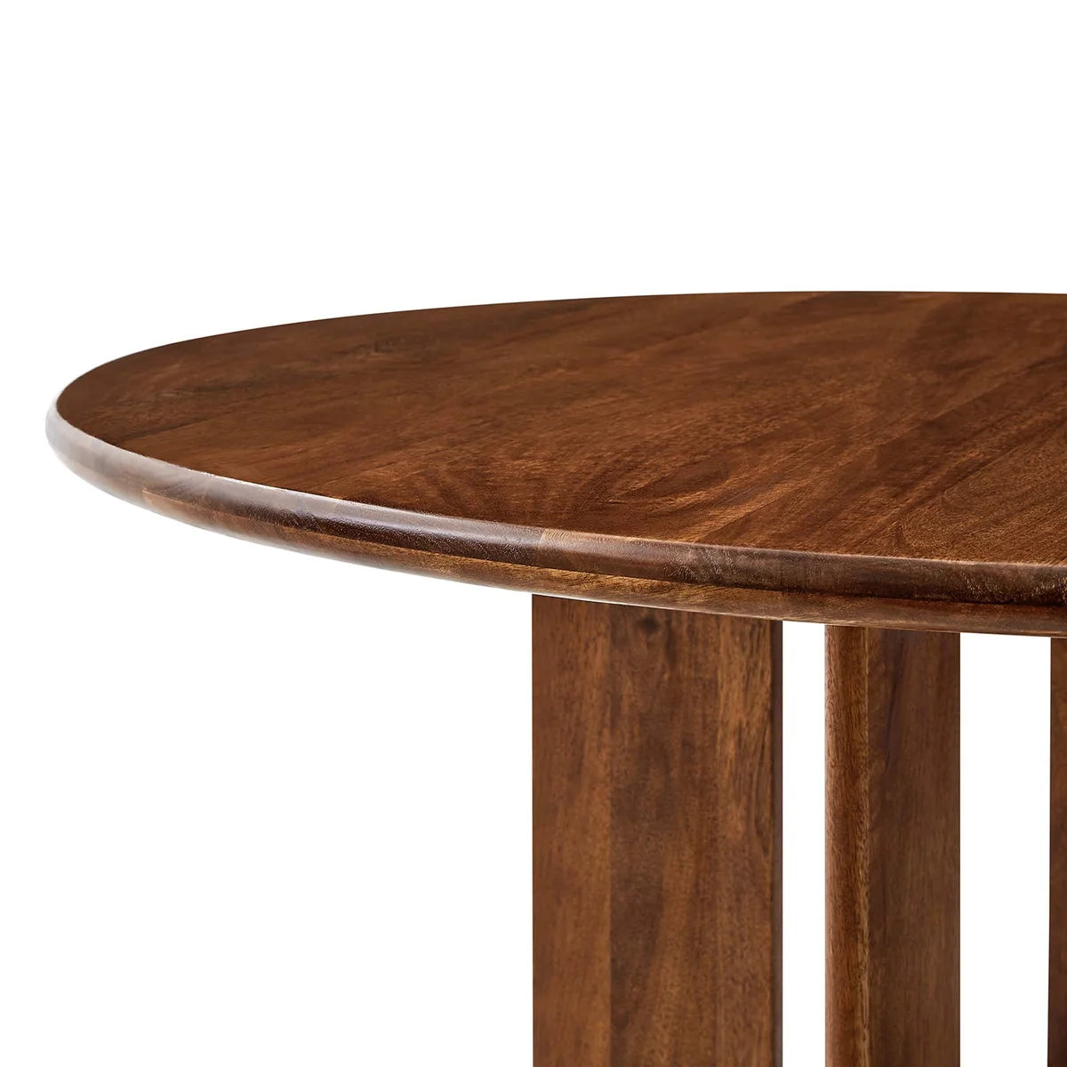 Rivian Round 48" Wood Dining Table in Walnut