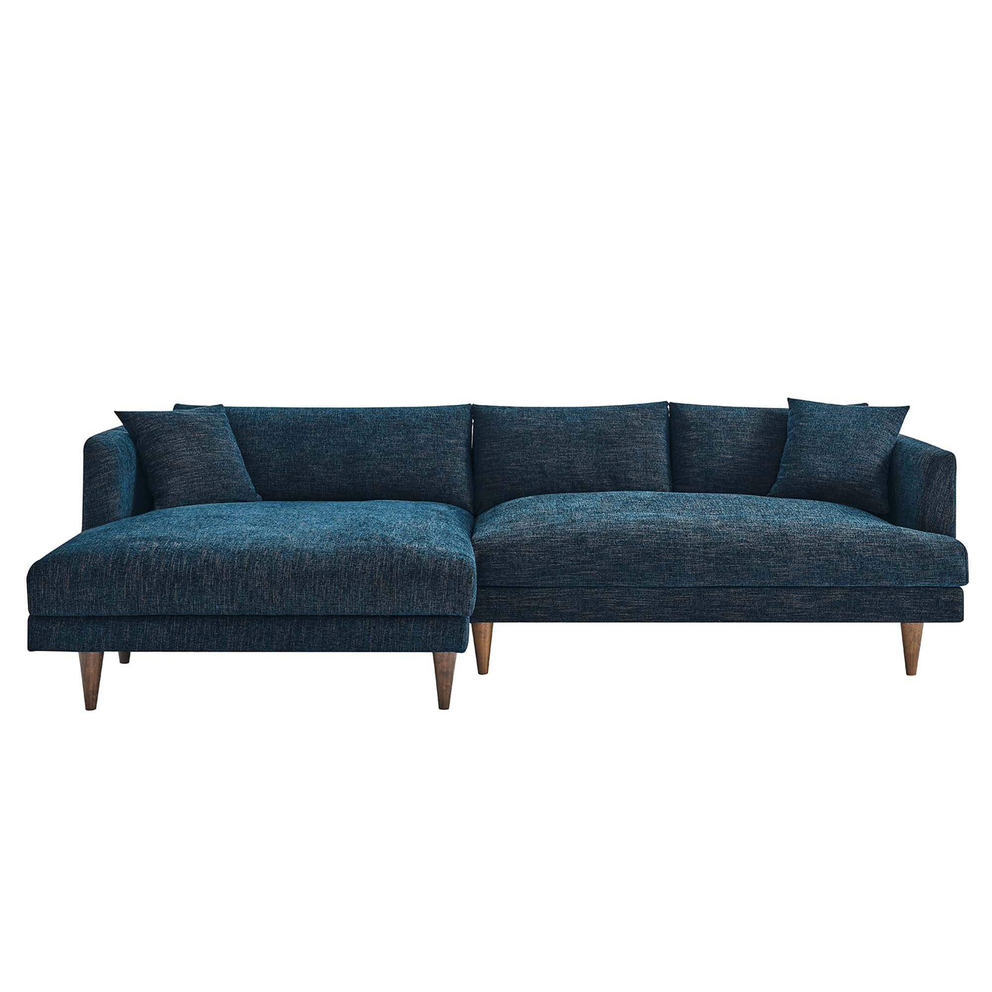 Chaise sans accoudoirs rembourrée en duvet Commix