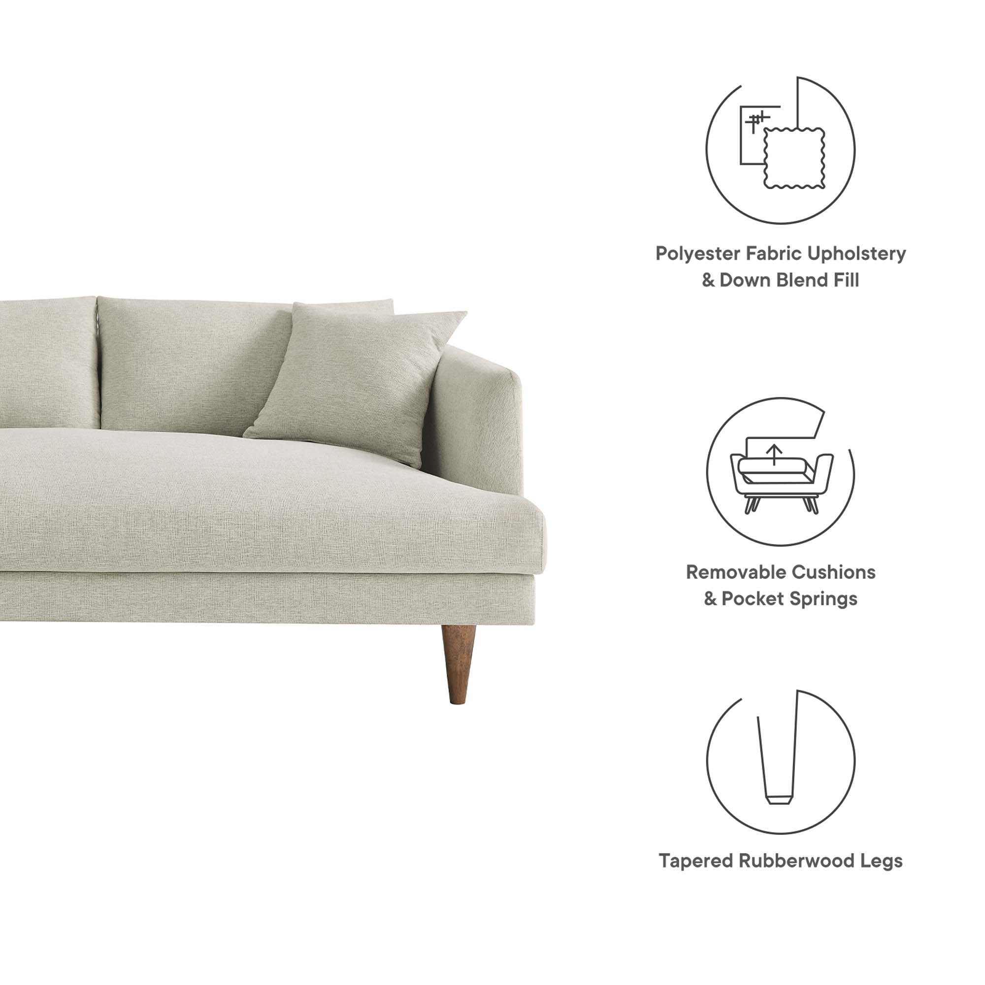 Chaise sans accoudoirs rembourrée en duvet Commix