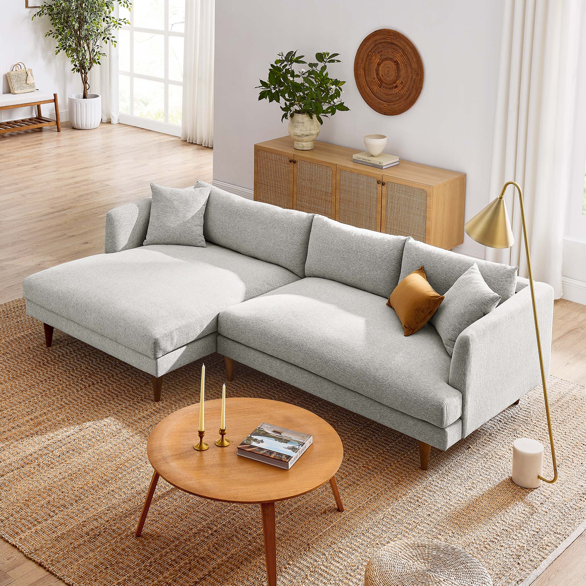 Chaise sans accoudoirs rembourrée en duvet Commix