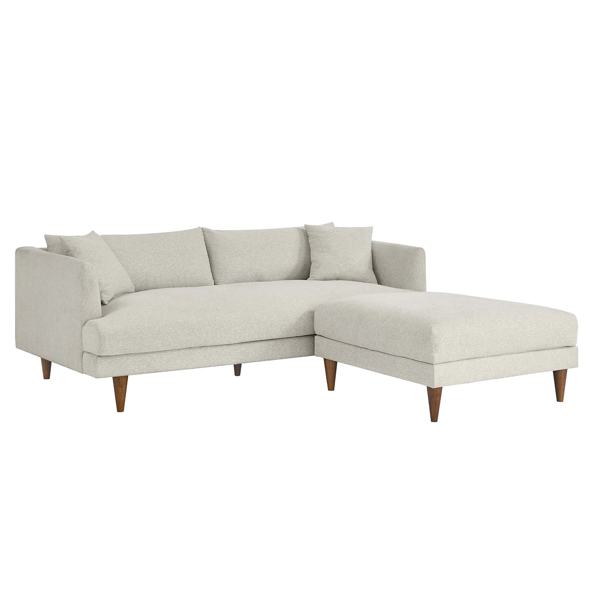 Chaise sans accoudoirs rembourrée en duvet Commix