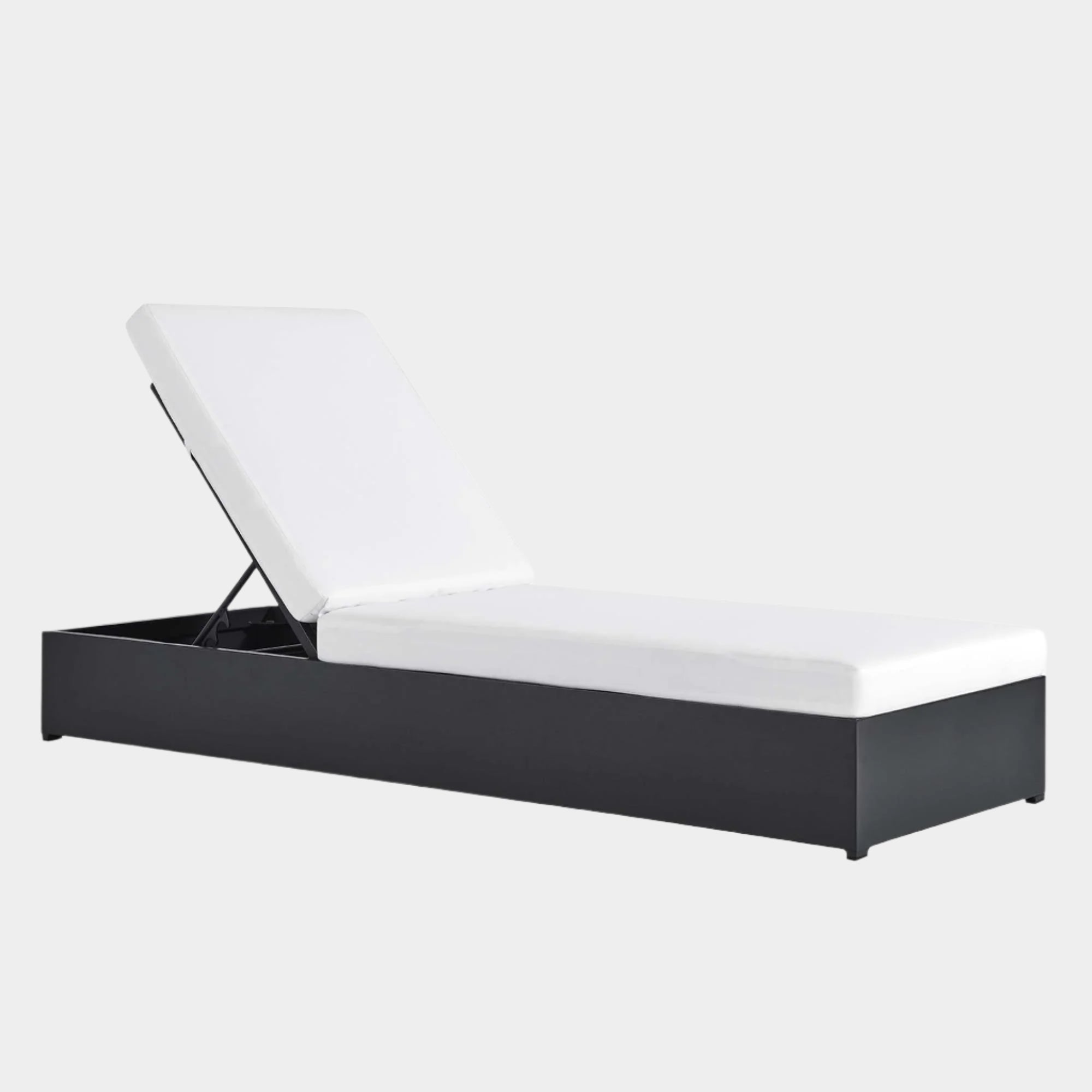 Tahoe Outdoor Patio Powder-Coated Aluminum Chaise Lounge Chair