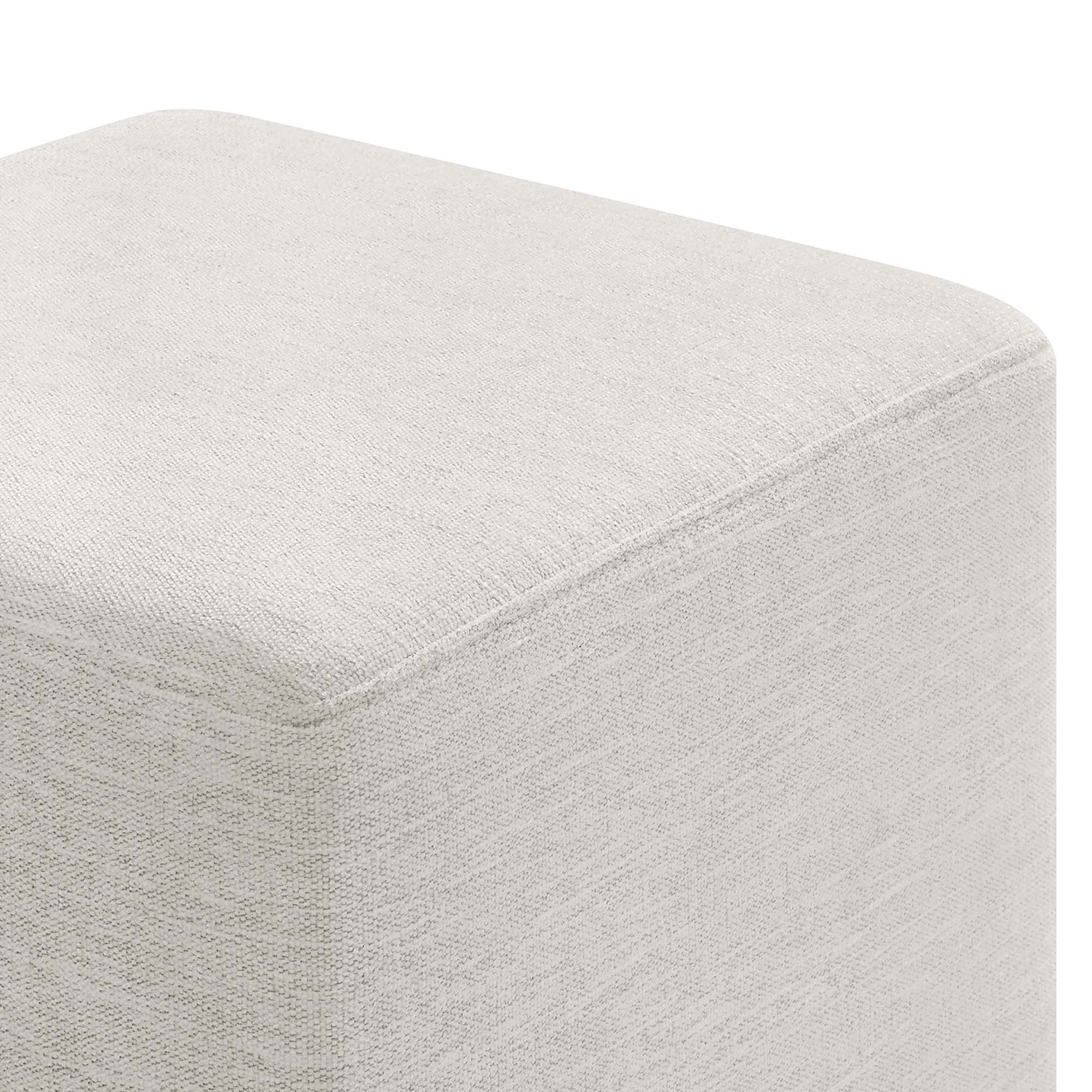 Chaise sans accoudoirs rembourrée en duvet Commix