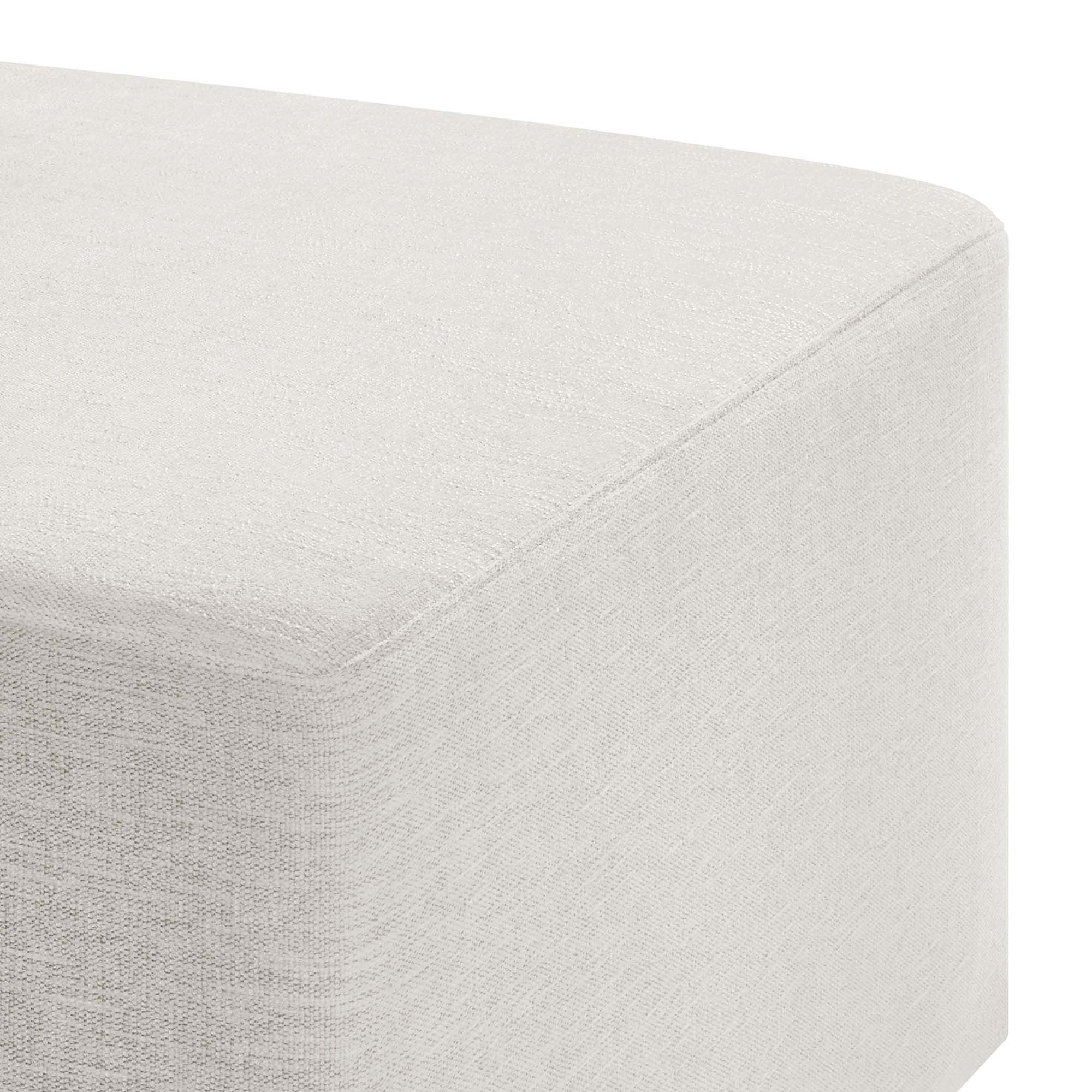Chaise sans accoudoirs rembourrée en duvet Commix