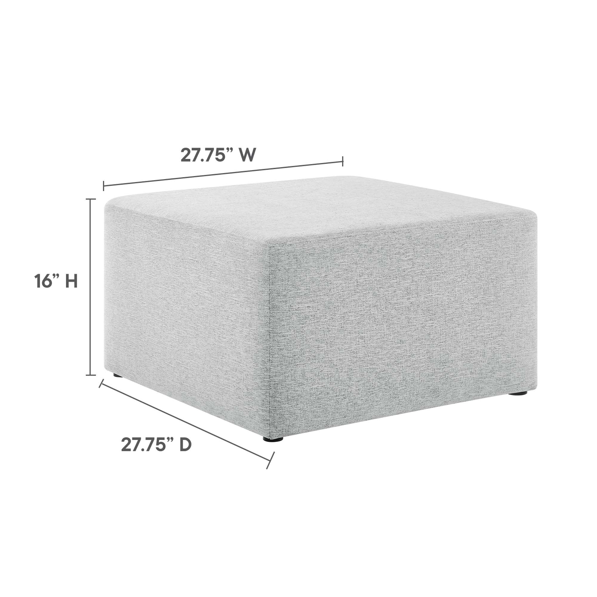 Chaise sans accoudoirs rembourrée en duvet Commix
