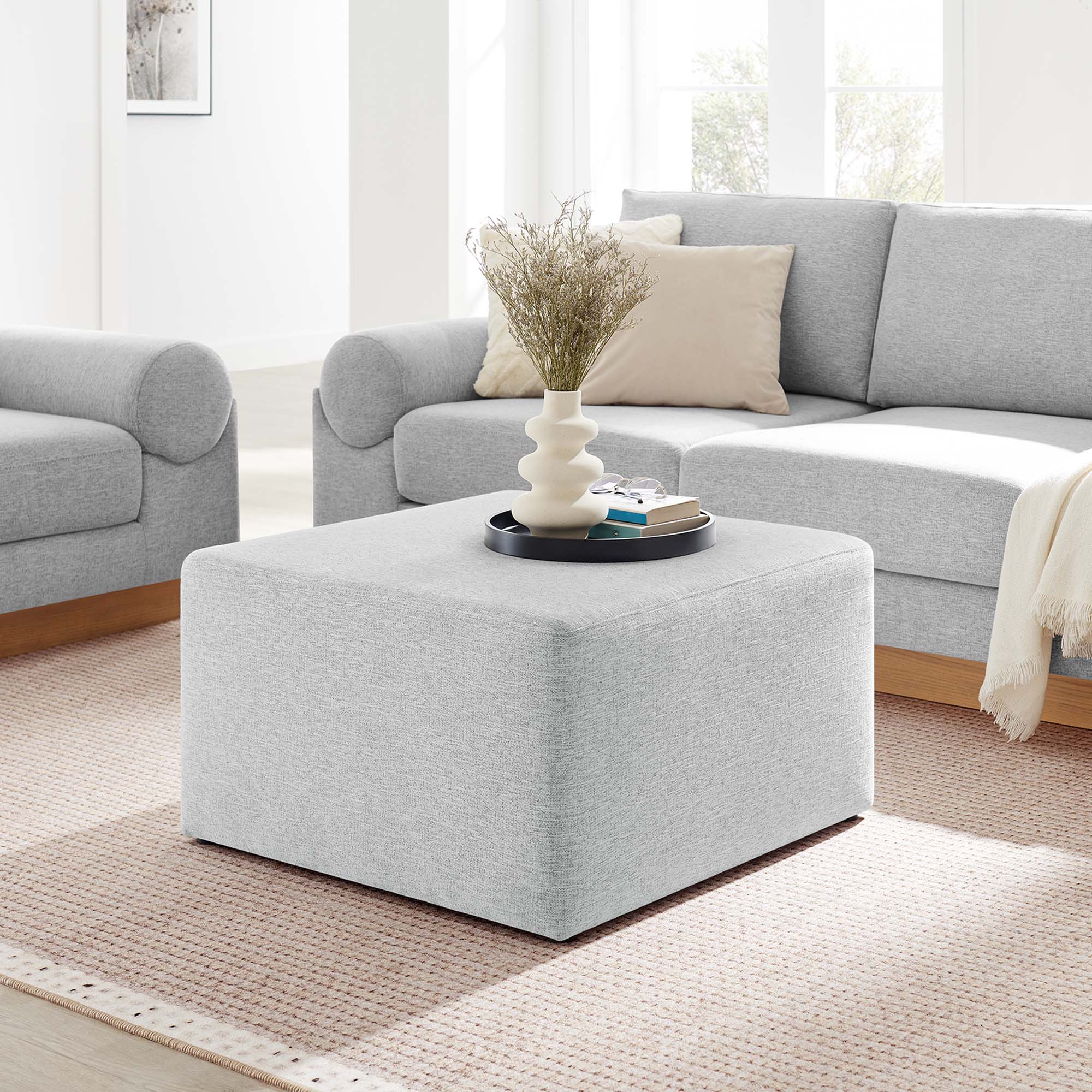 Chaise sans accoudoirs rembourrée en duvet Commix