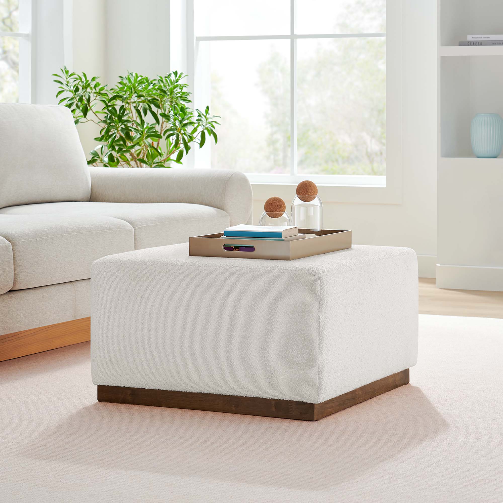Chaise sans accoudoirs rembourrée en duvet Commix
