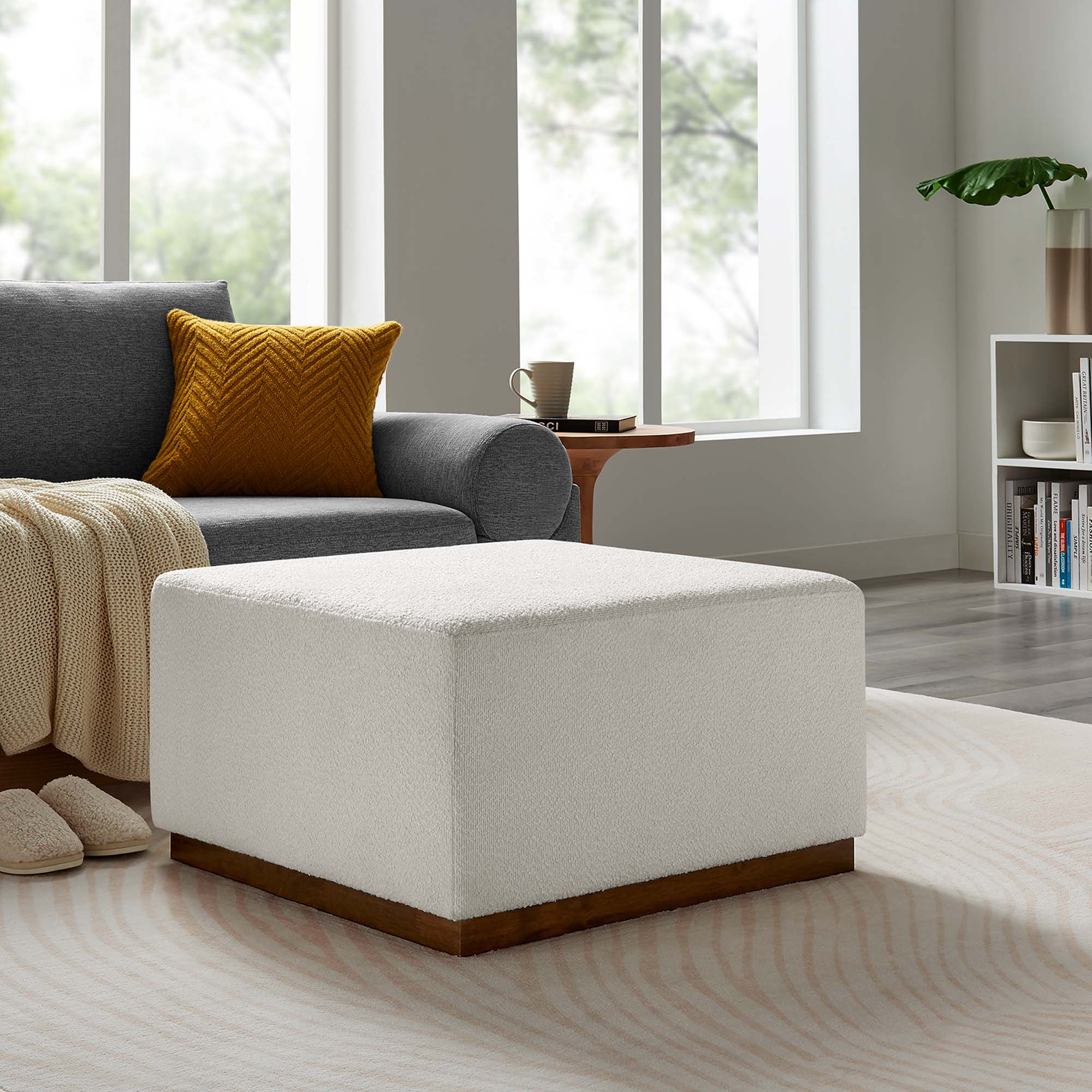 Chaise sans accoudoirs rembourrée en duvet Commix