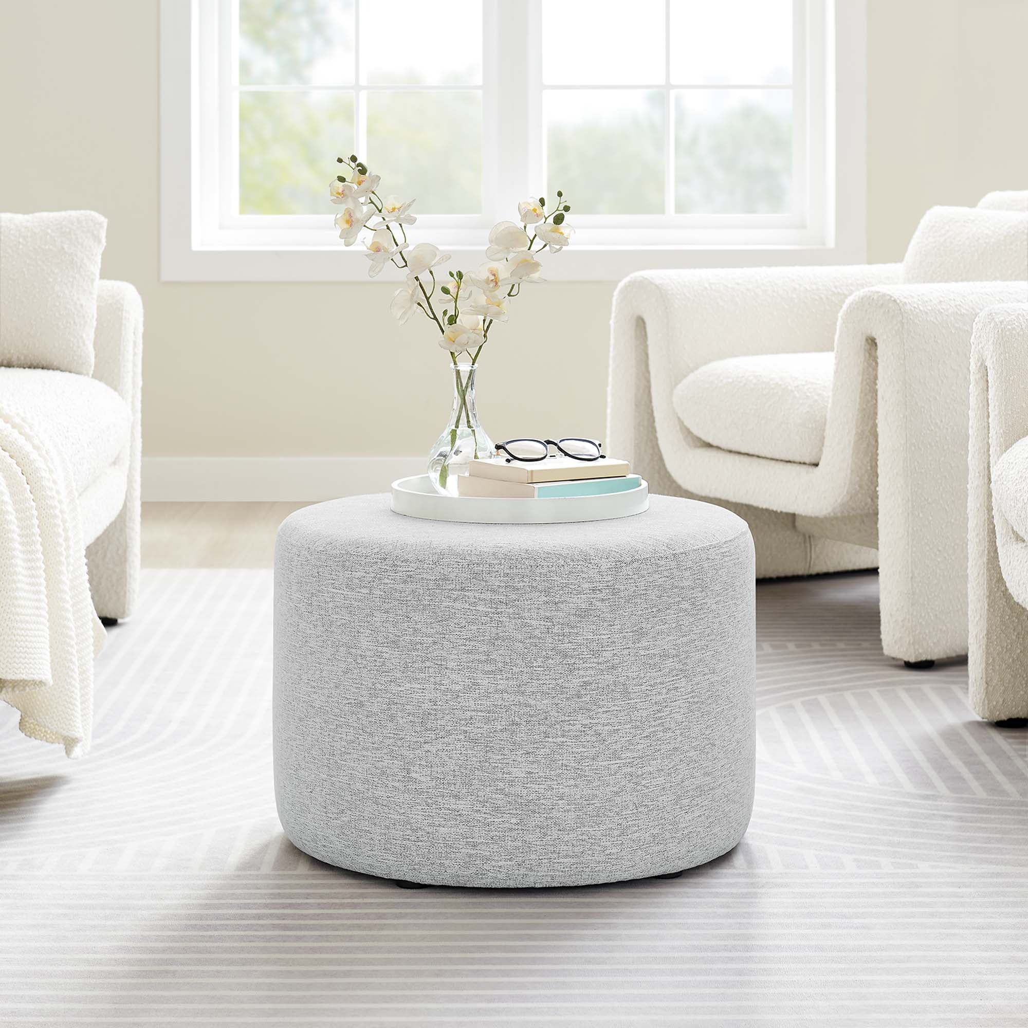Chaise sans accoudoirs rembourrée en duvet Commix